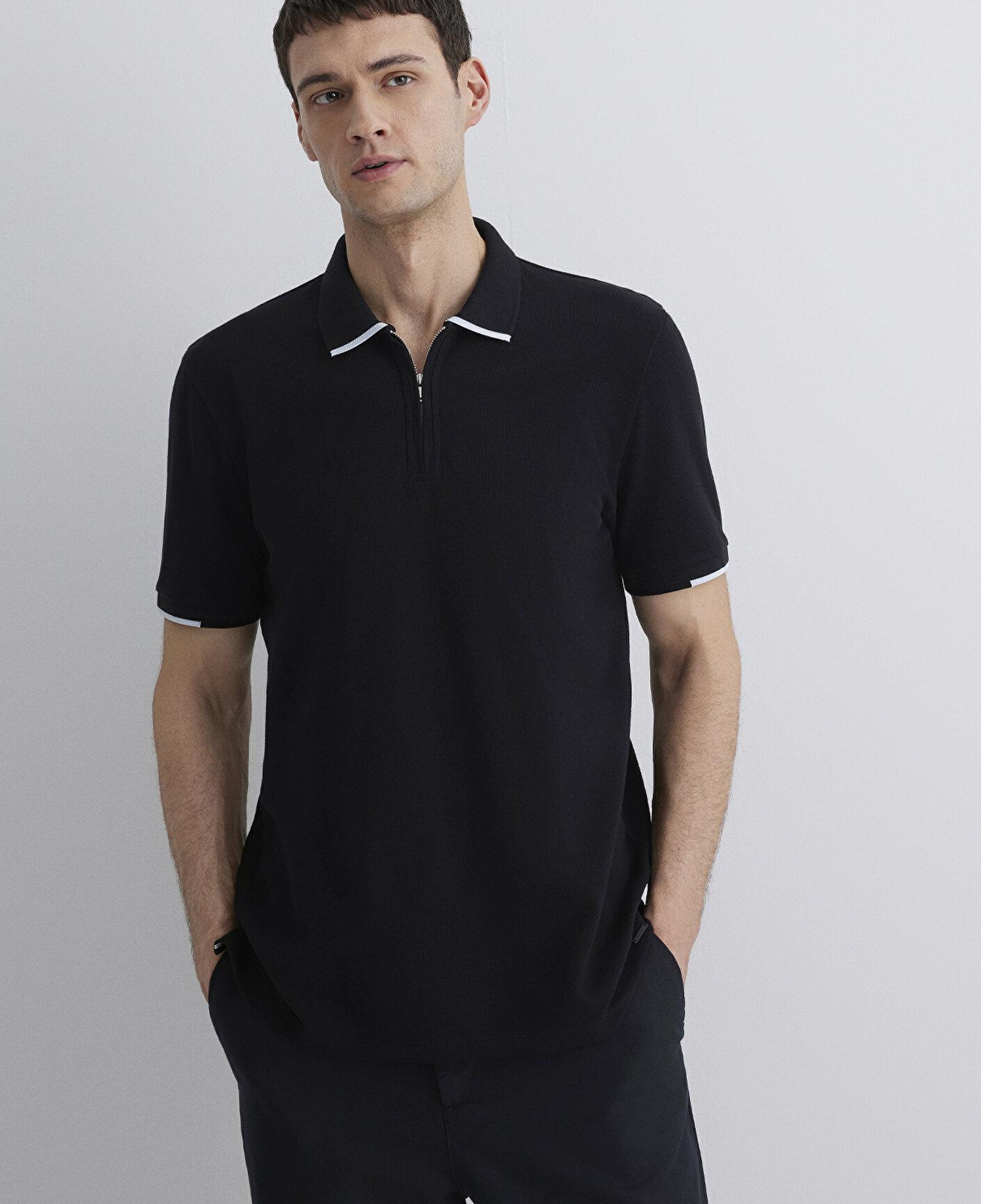 Mavi Şerit Detaylı Mavi Black Polo Tişört Regular Fit / Normal Kesim 0612654-900