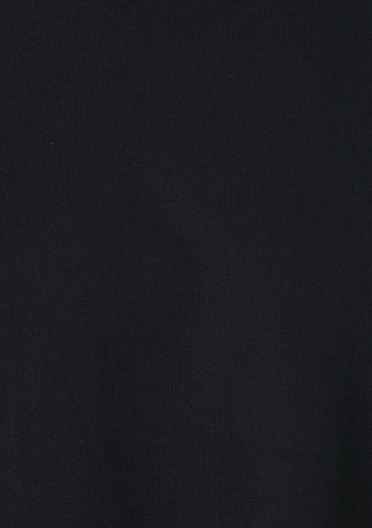 Mavi Uzun Kollu Siyah Basic Tişört Loose Fit / Bol Rahat Kesim 0613170-900