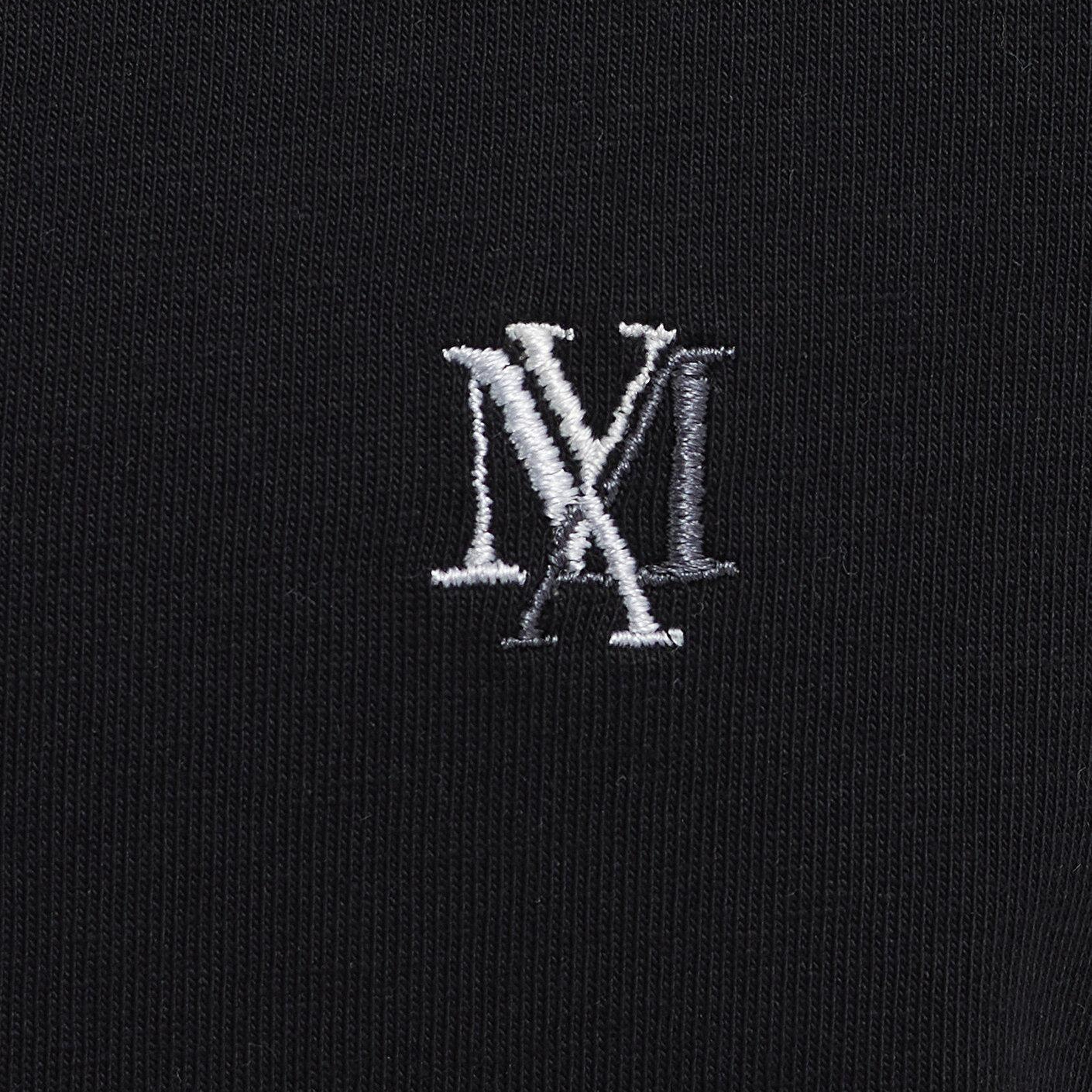 Mavi Mavi Mühür Logo Nakışlı Siyah Tişört Loose Fit / Bol Rahat Kesim 0613436-900