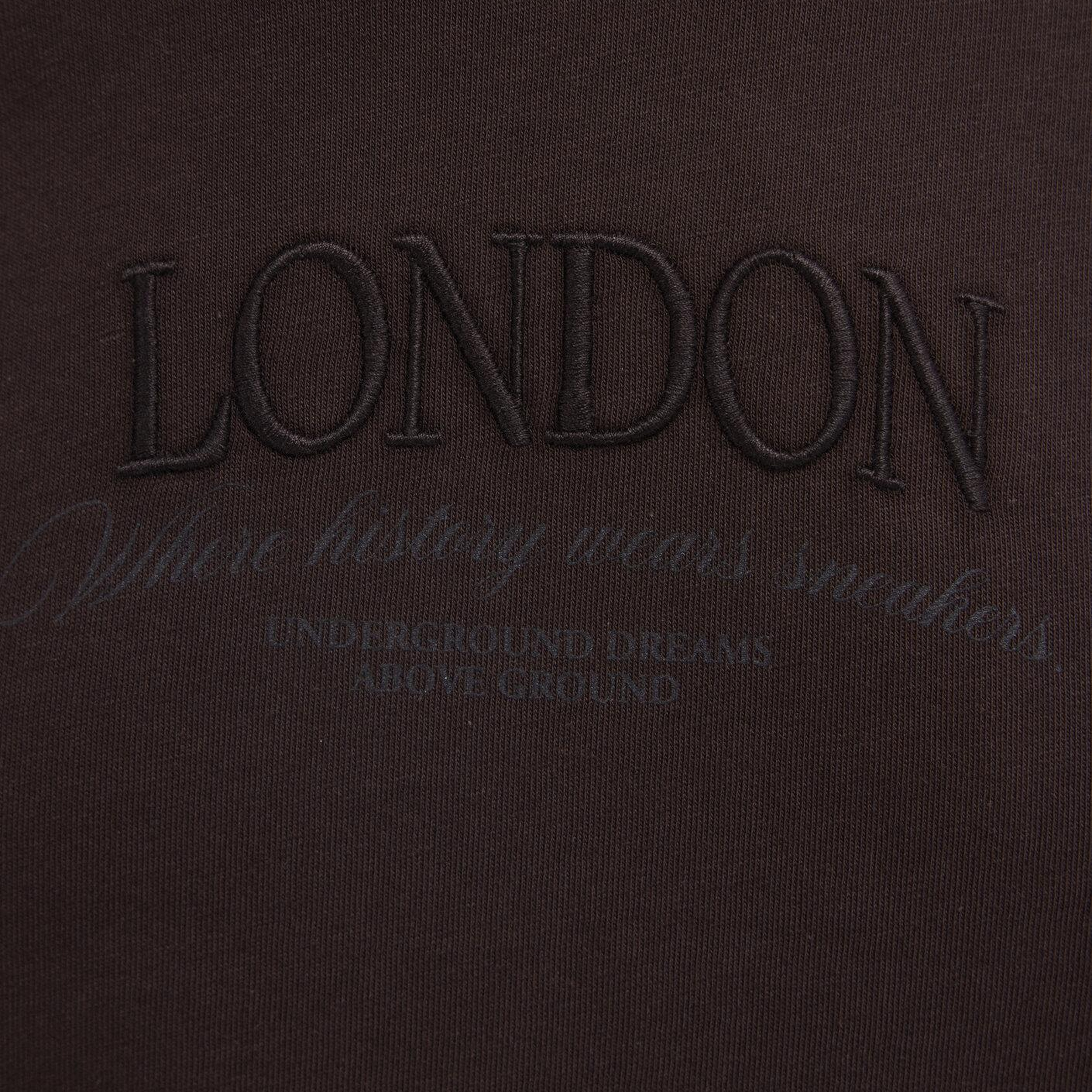 Mavi London Baskılı Kahverengi Tişört Slim Fit / Dar Kesim 1614261-70240