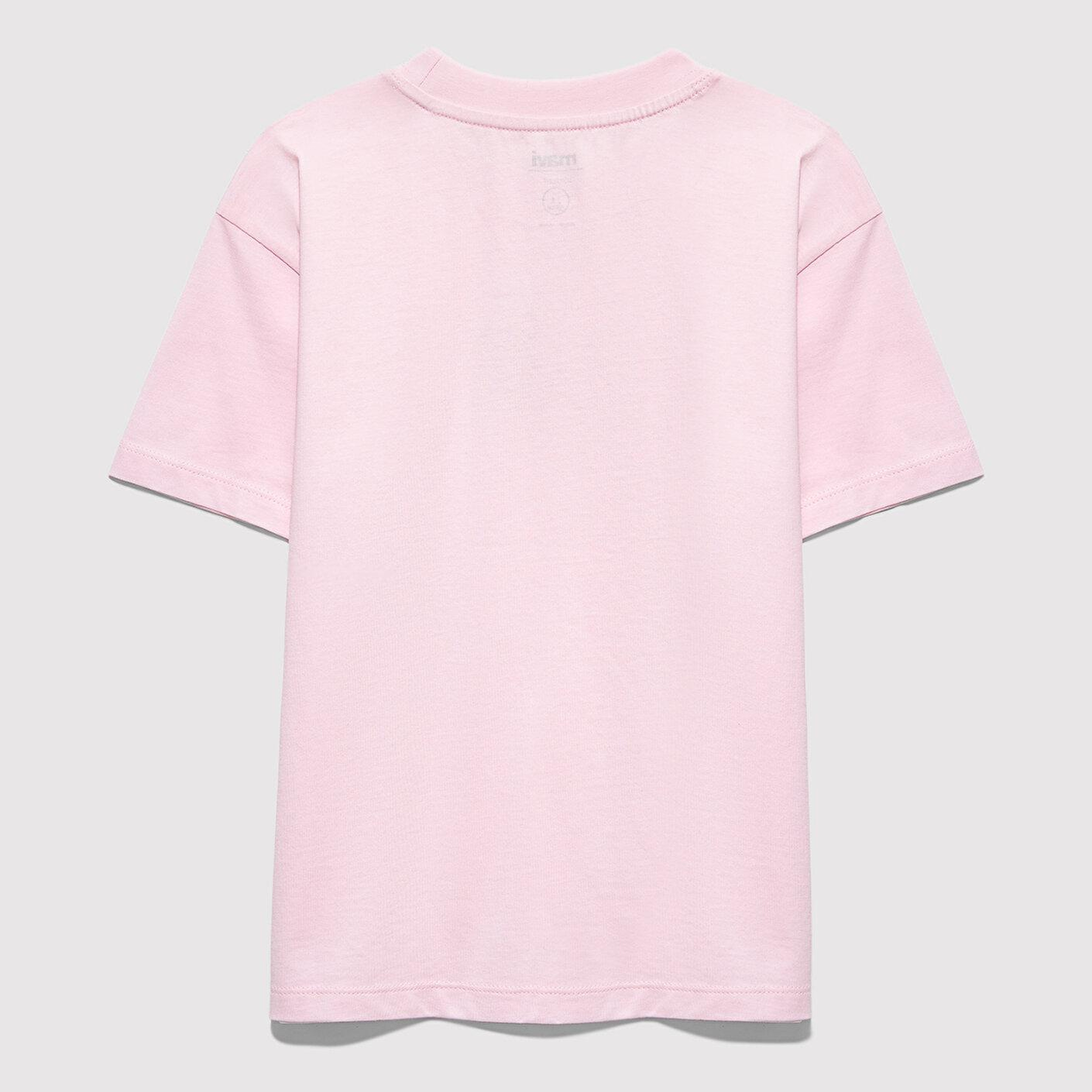 Mavi Mavi Baskılı Pembe Tişört Loose Fit / Bol Rahat Kesim 7610475-90773