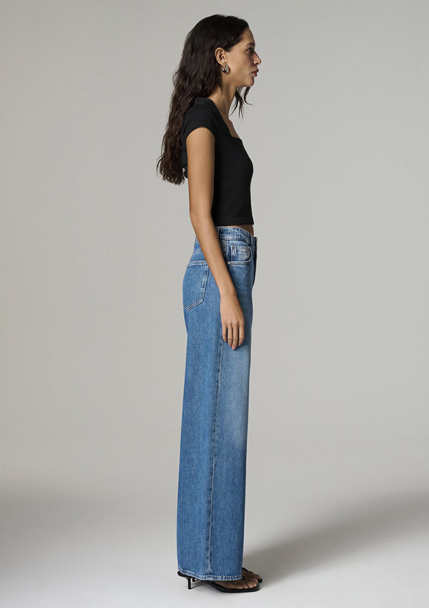 Mavi Joy Mavi Edition Gölgeli Indigo Mavisi Jean Pantolon 1010960-A3161