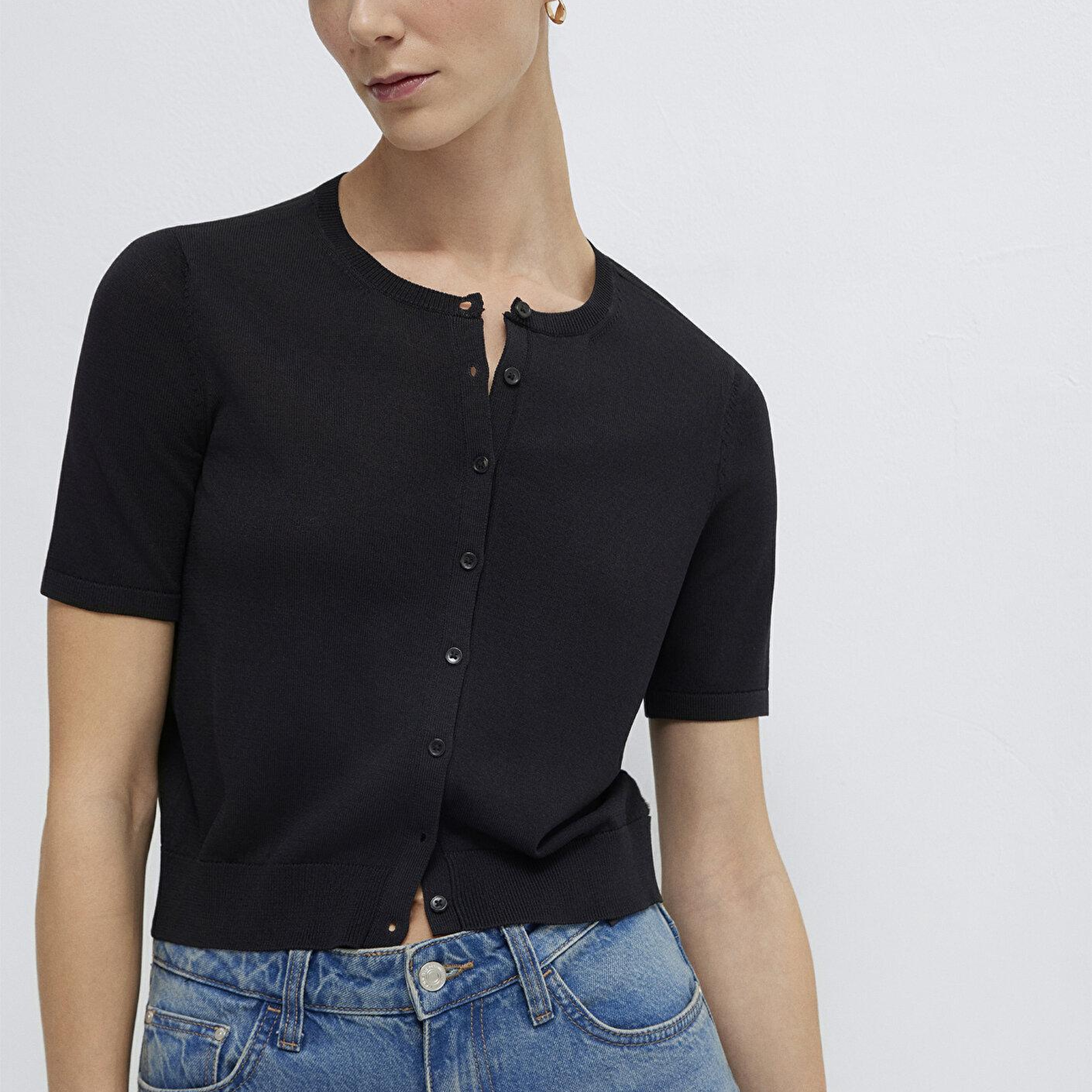 Mavi Siyah Hırka Slim Fit / Dar Kesim 1710891-900