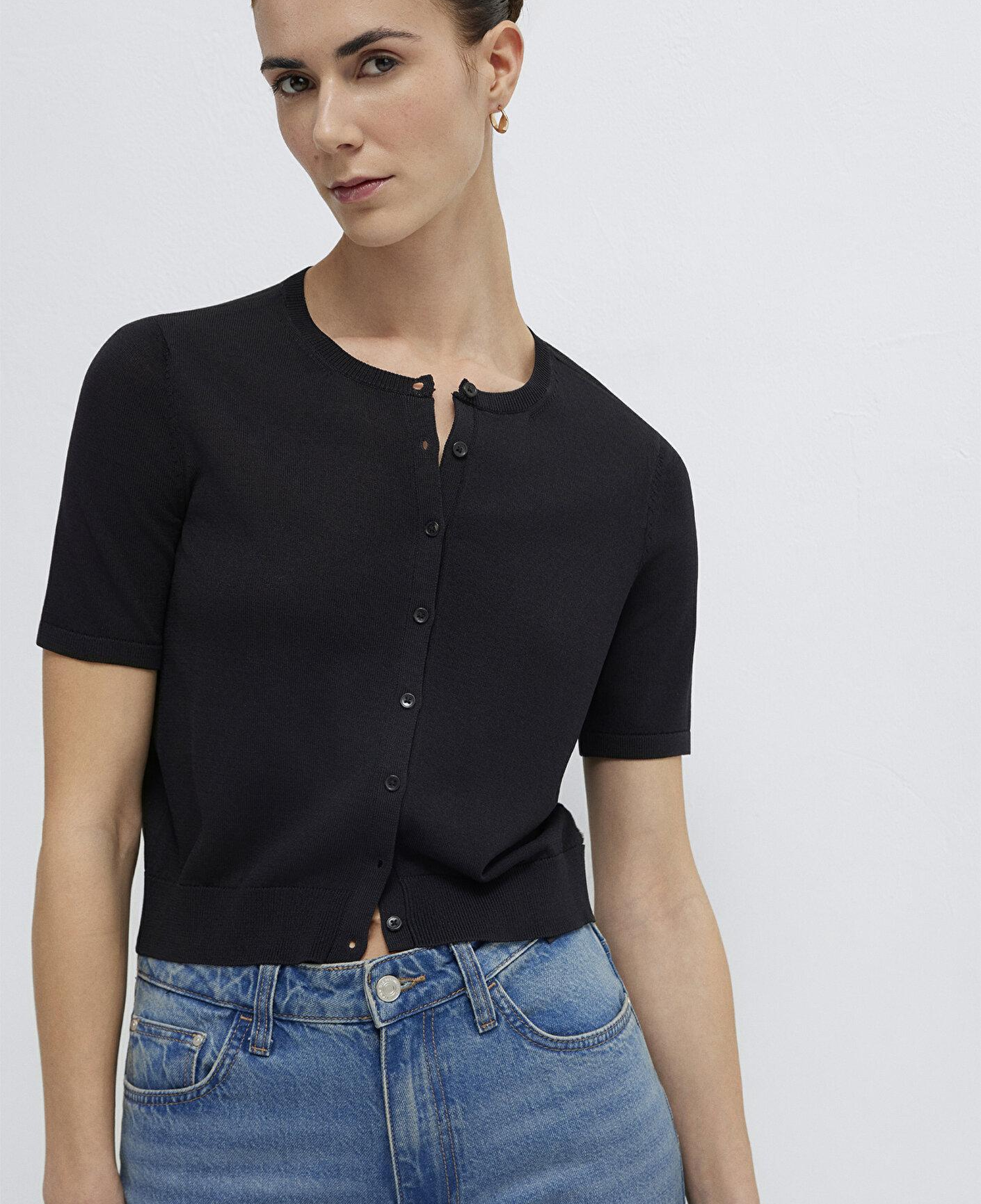 Mavi Siyah Hırka Slim Fit / Dar Kesim 1710891-900