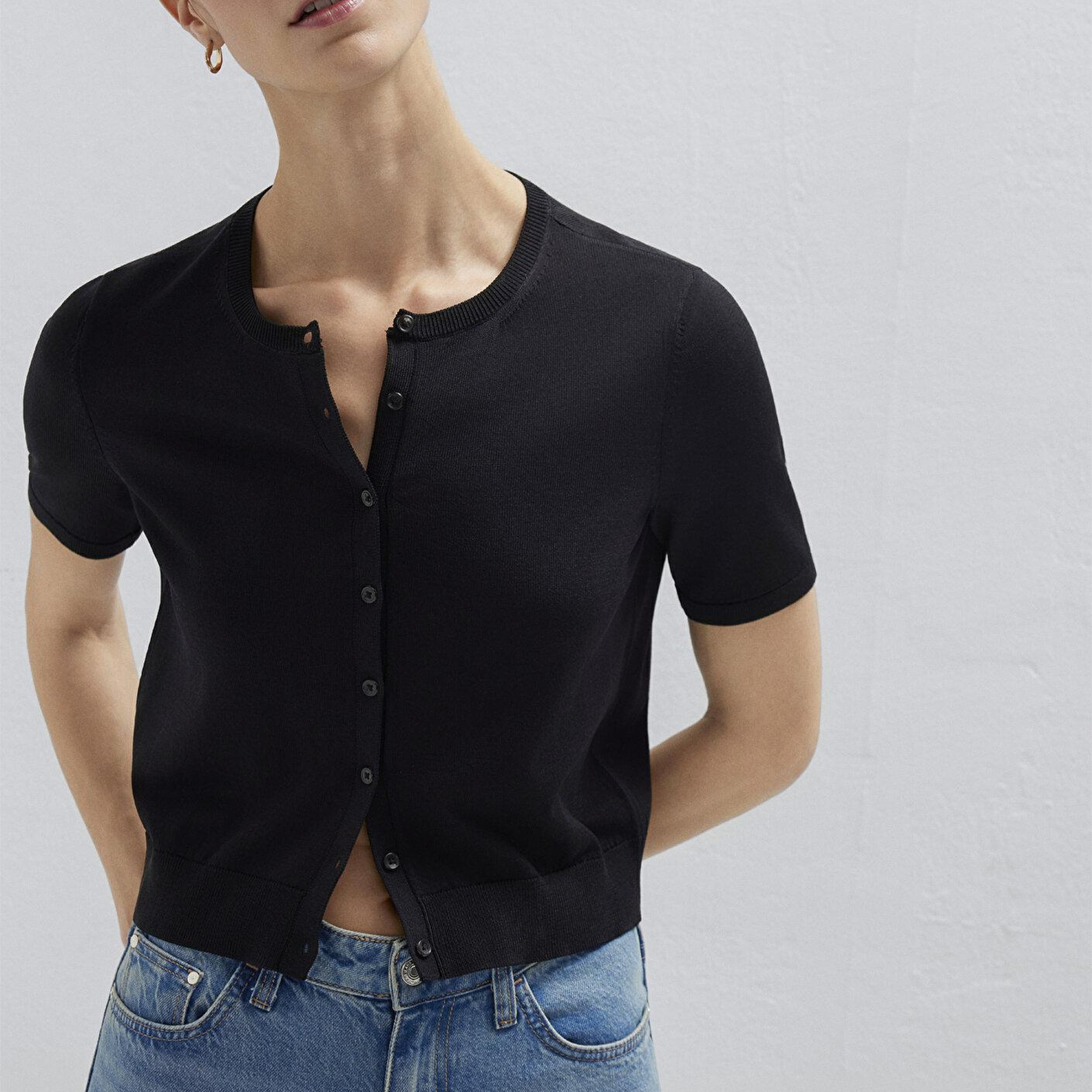 Mavi Siyah Hırka Slim Fit / Dar Kesim 1710891-900