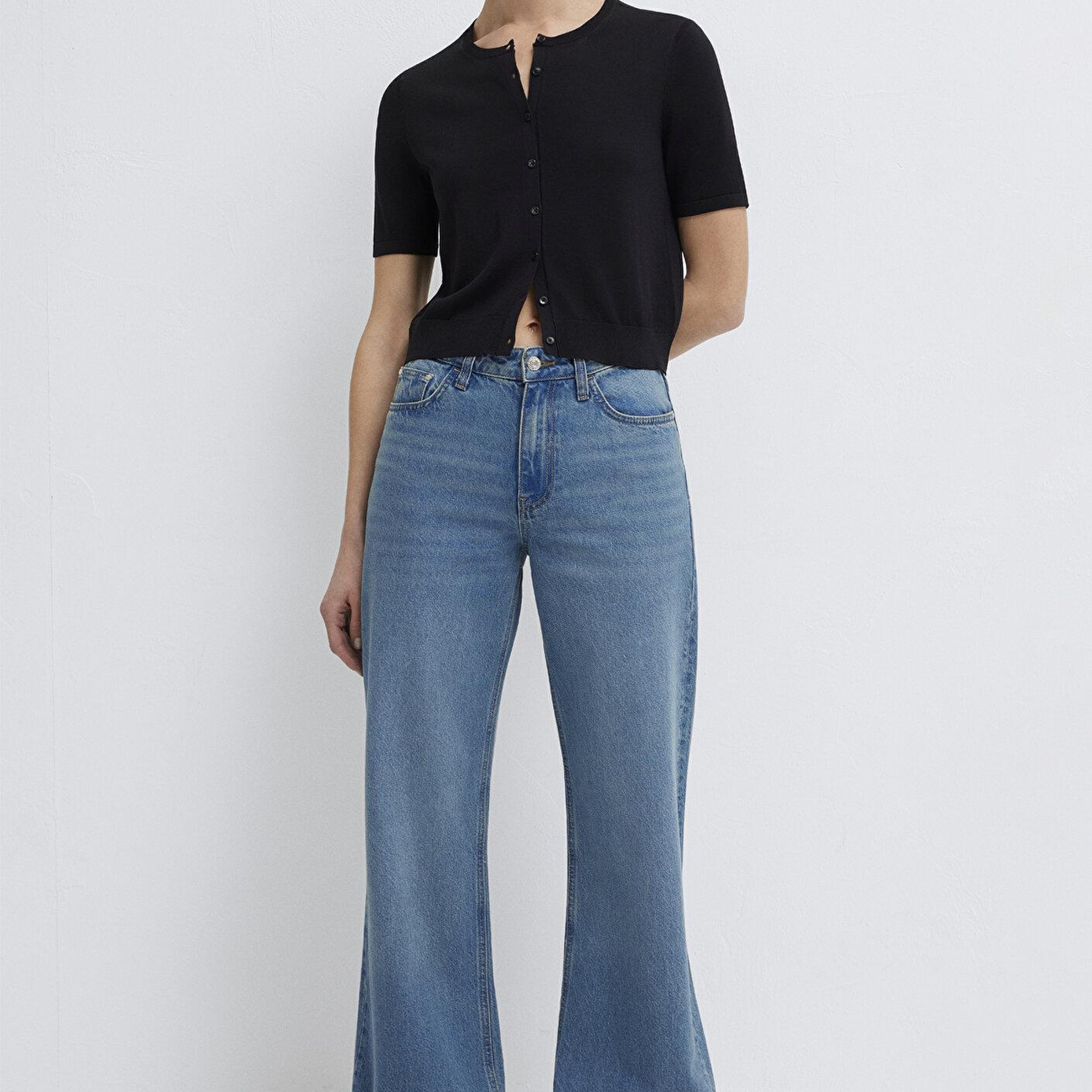 Mavi Siyah Hırka Slim Fit / Dar Kesim 1710891-900