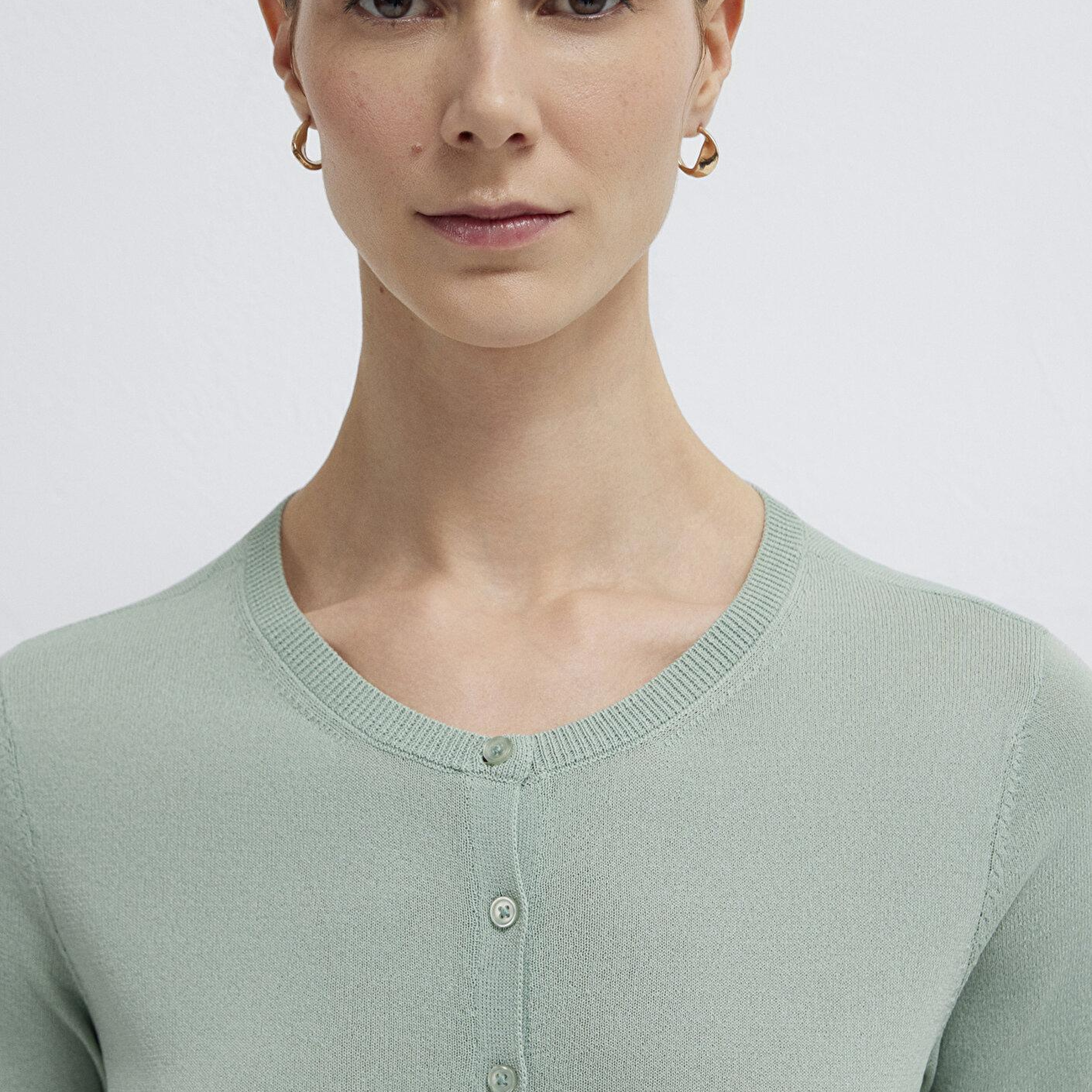Mavi Yeşil Hırka Slim Fit / Dar Kesim 1710891-71455
