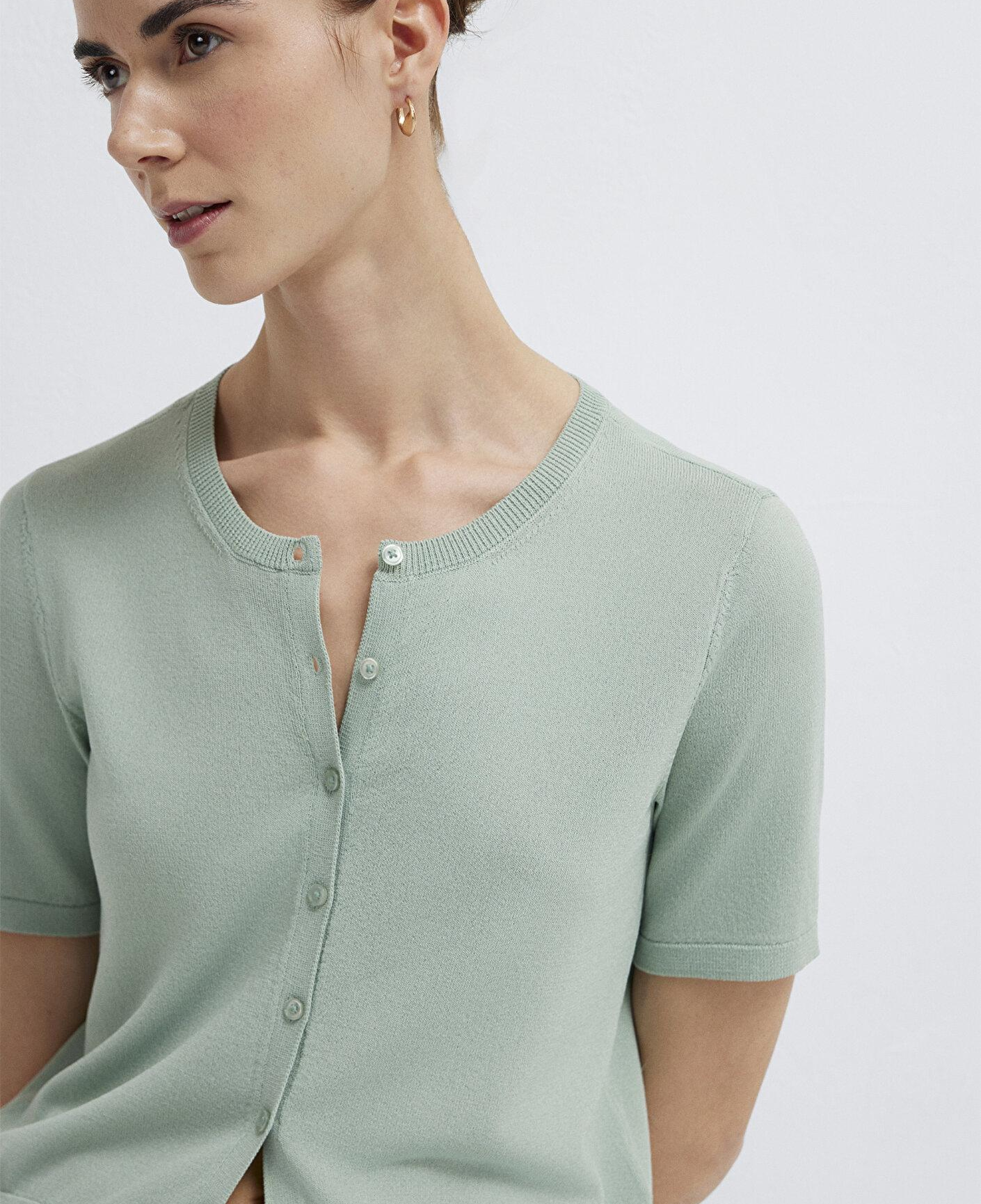 Mavi Yeşil Hırka Slim Fit / Dar Kesim 1710891-71455