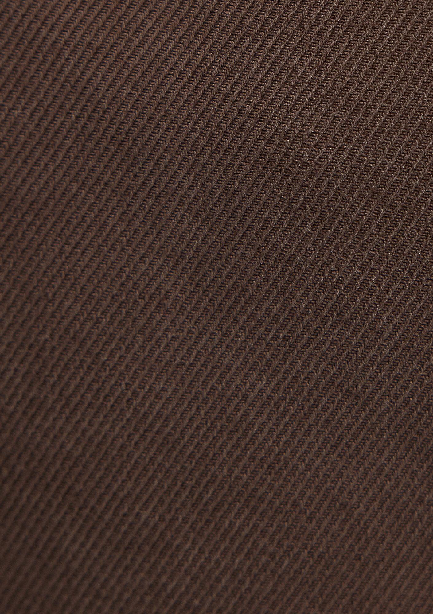 Mavi Biye Detaylı Kahverengi Şort 1410262-87537