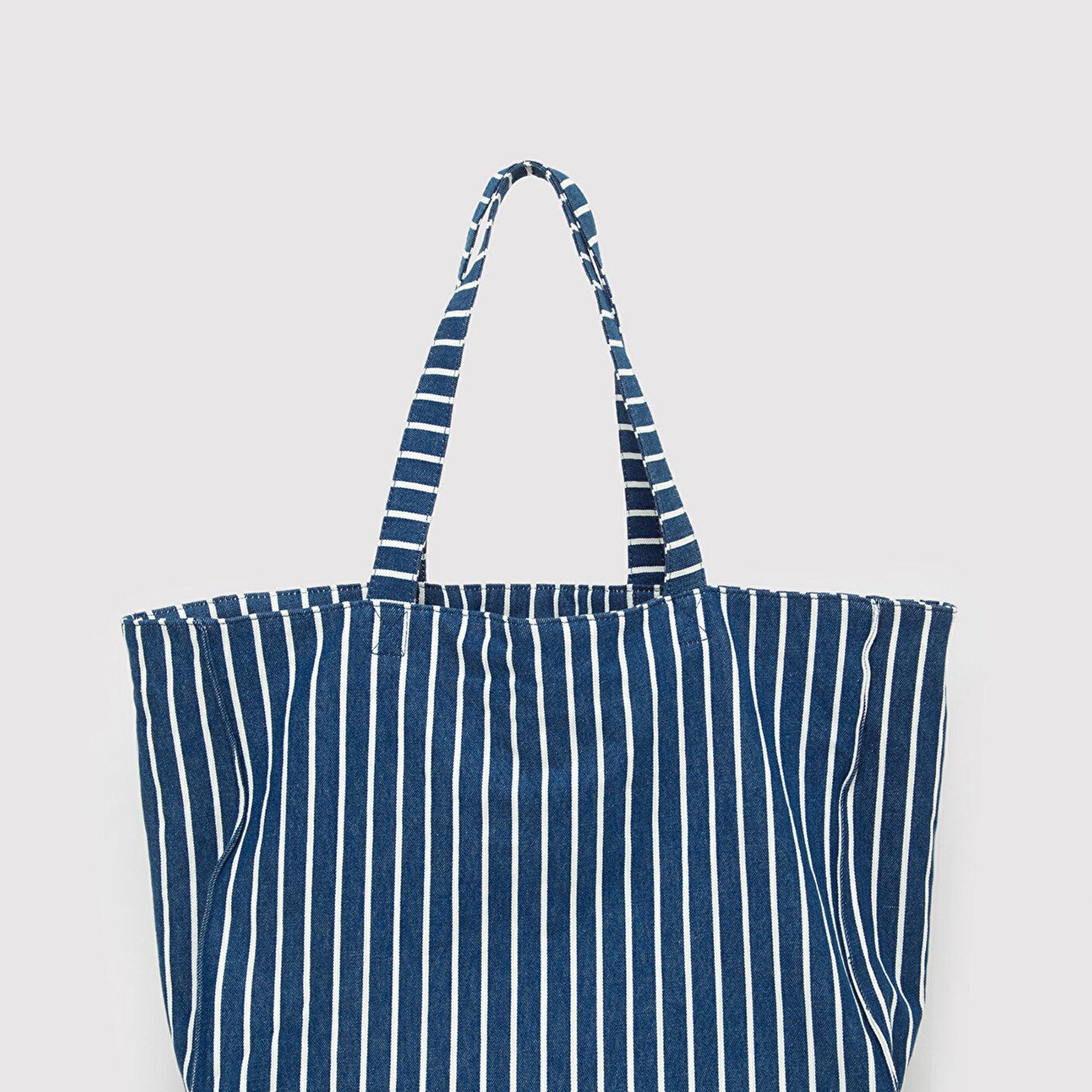 Mavi M Logo İşlemeli Denim Omuz Çantası 1913787-32177