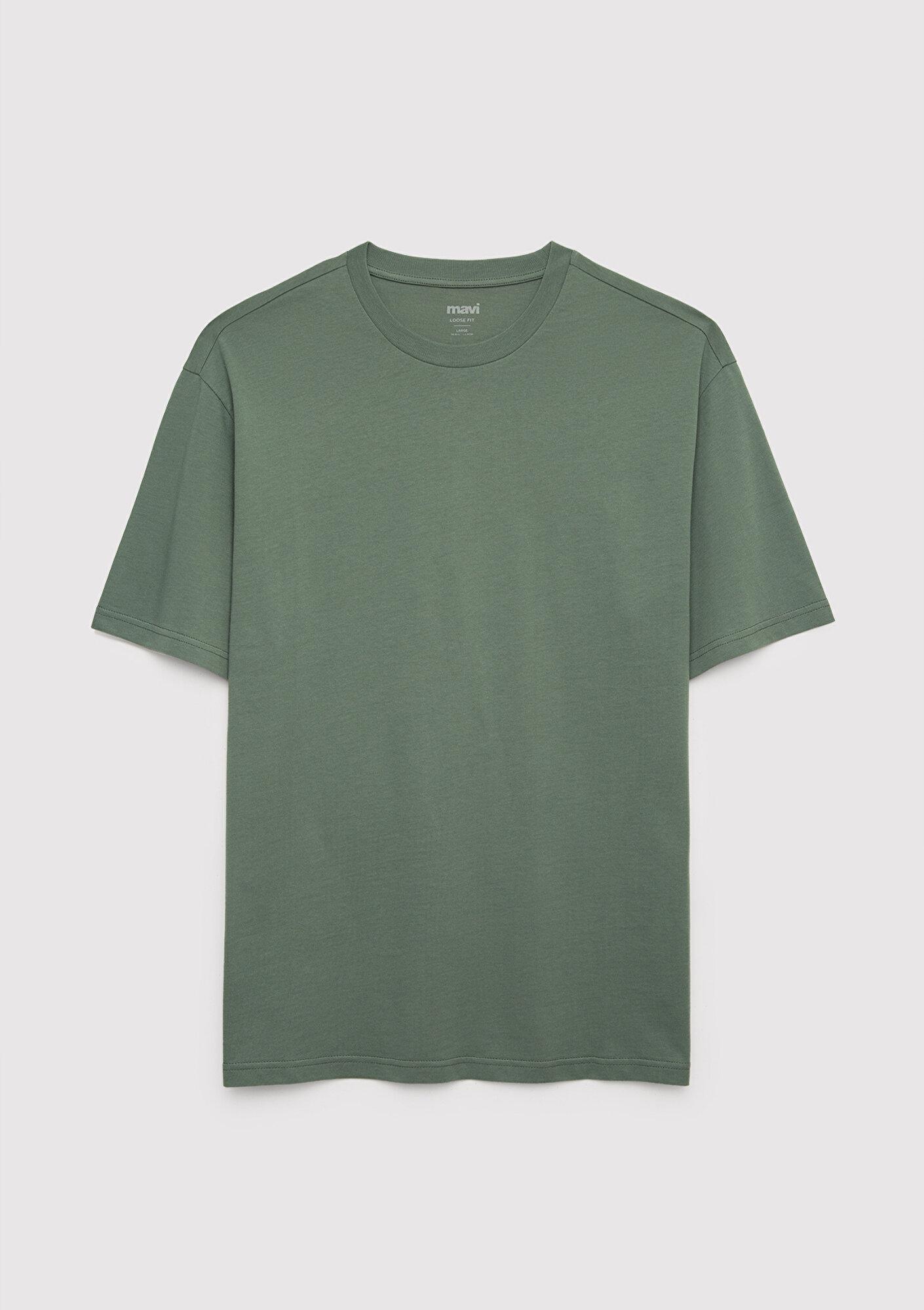 Mavi 3lü Erkek Basic Tişört Loose Fit / Bol Rahat Kesim 0612315-70322