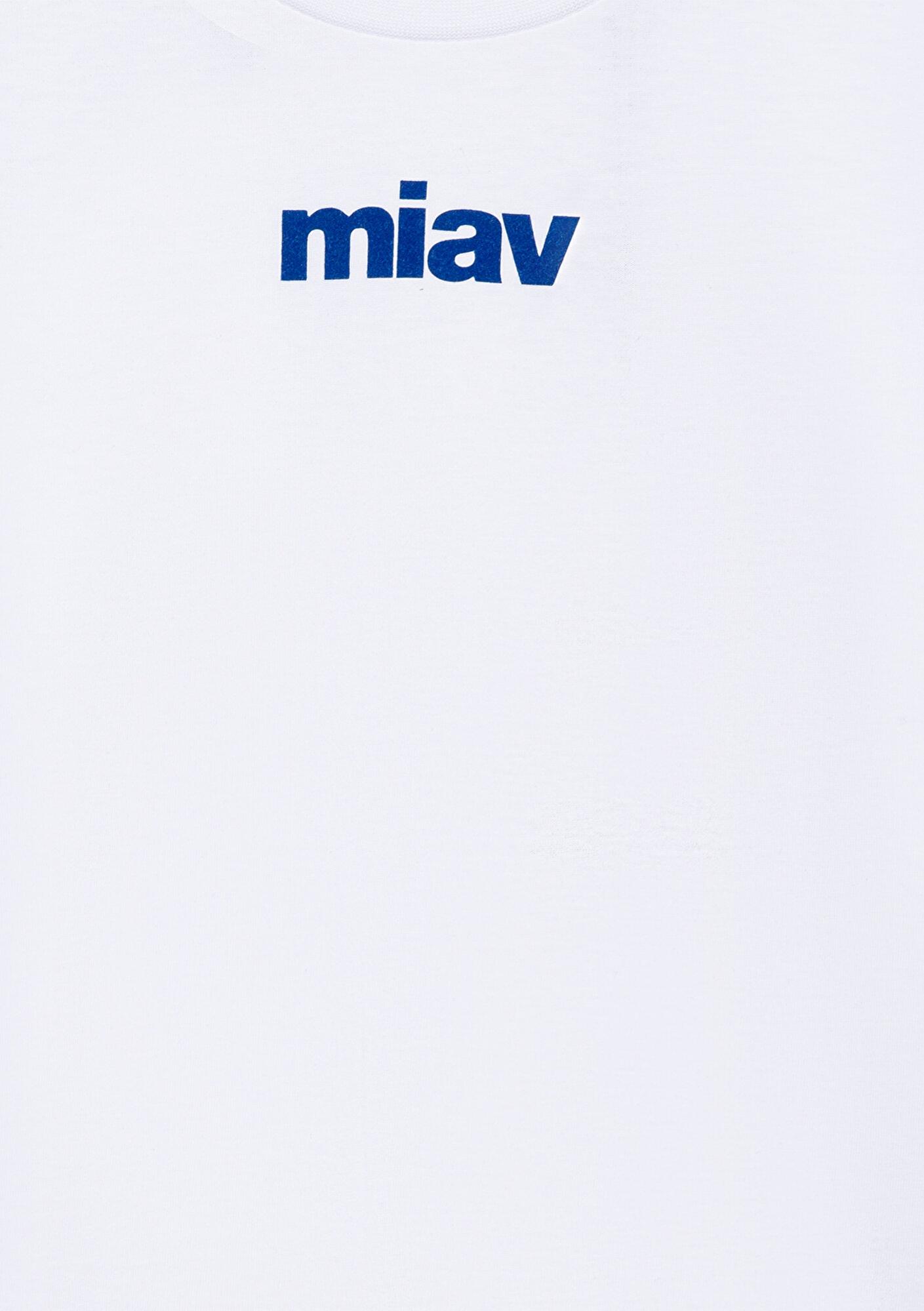Mavi Miav Baskılı Beyaz Çocuk  Tişört Regular Fit / Normal Kesim 66332620