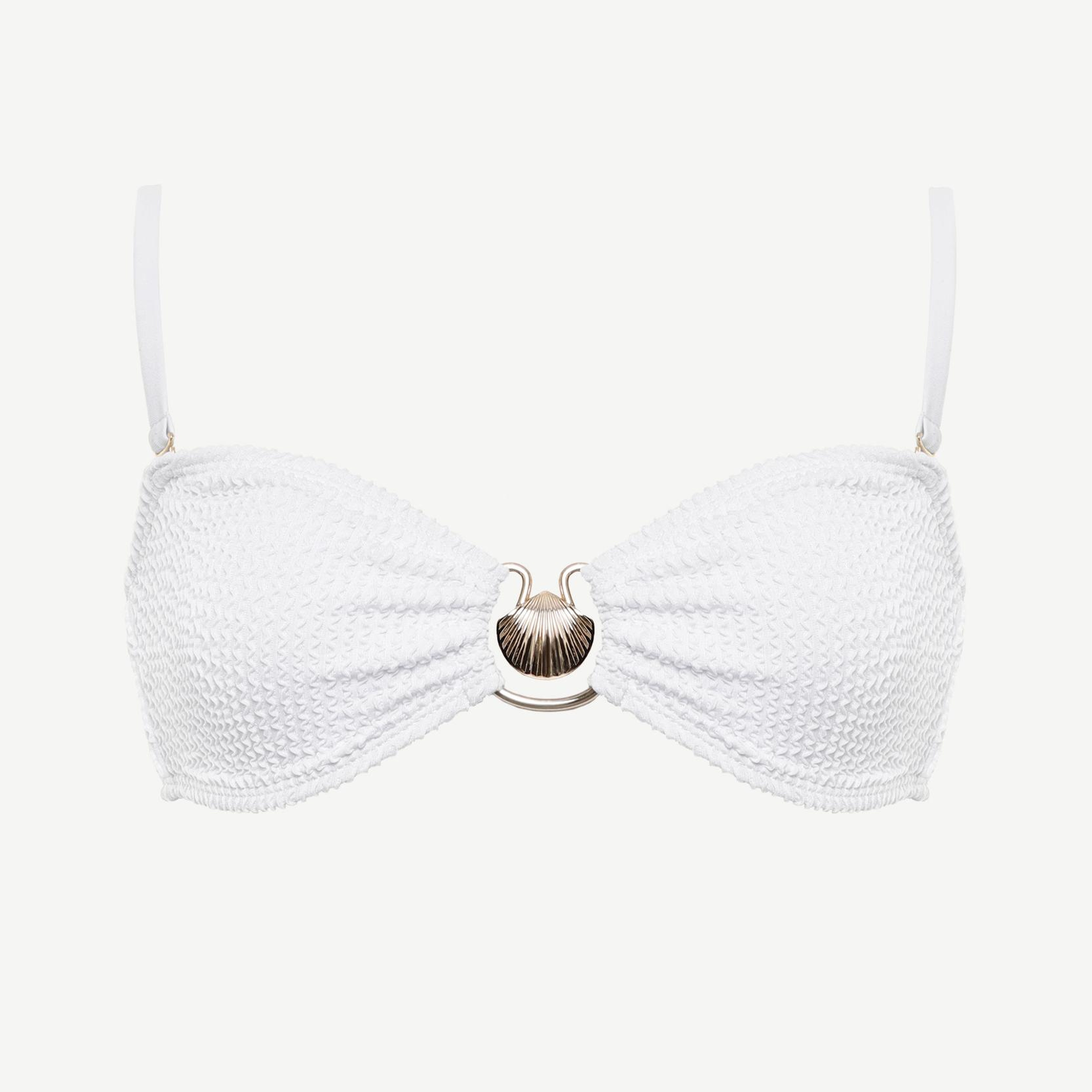 YARGICI Yaka Detaylı Bikini Üst