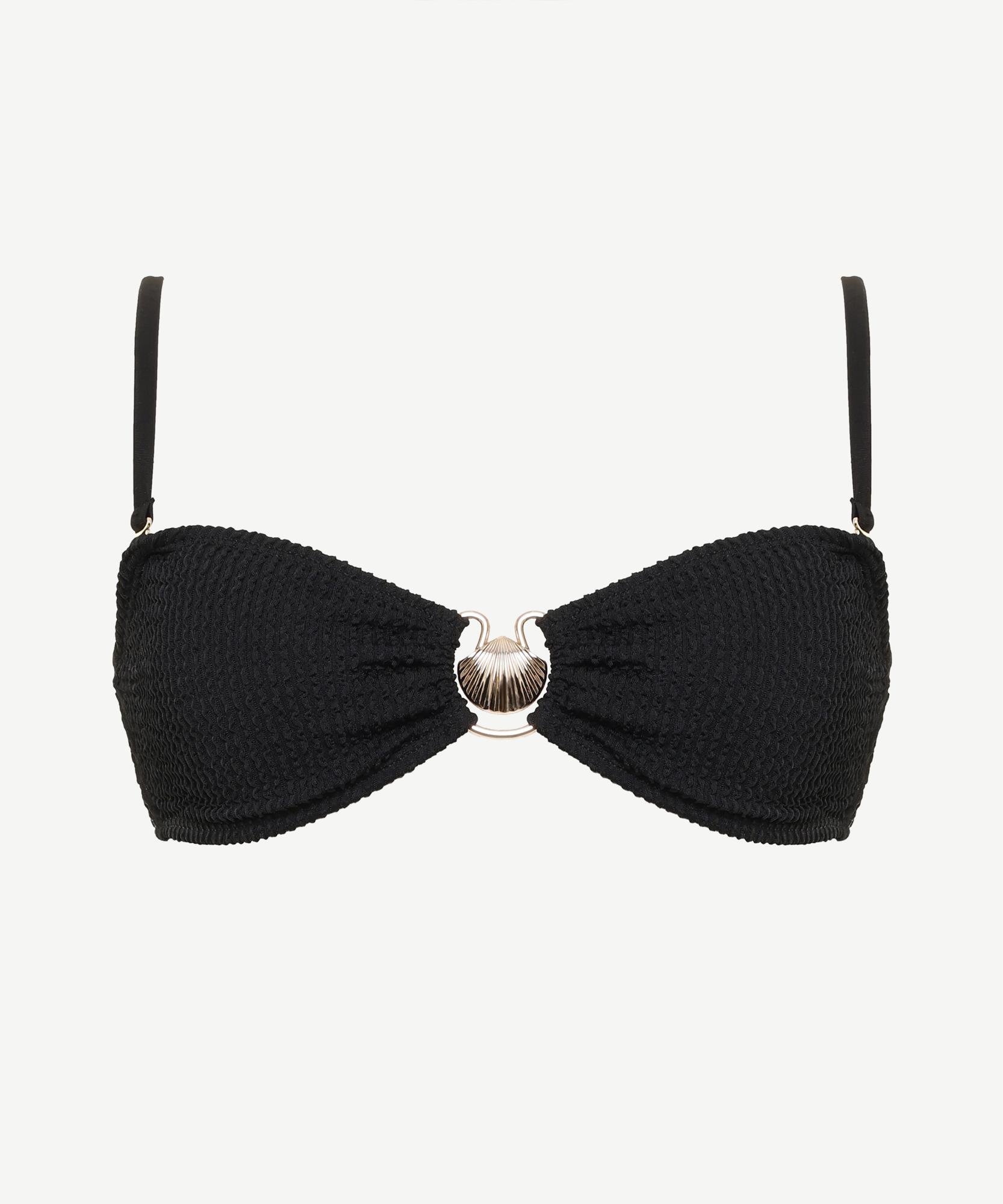 YARGICI Yaka Detaylı Bikini Üst
