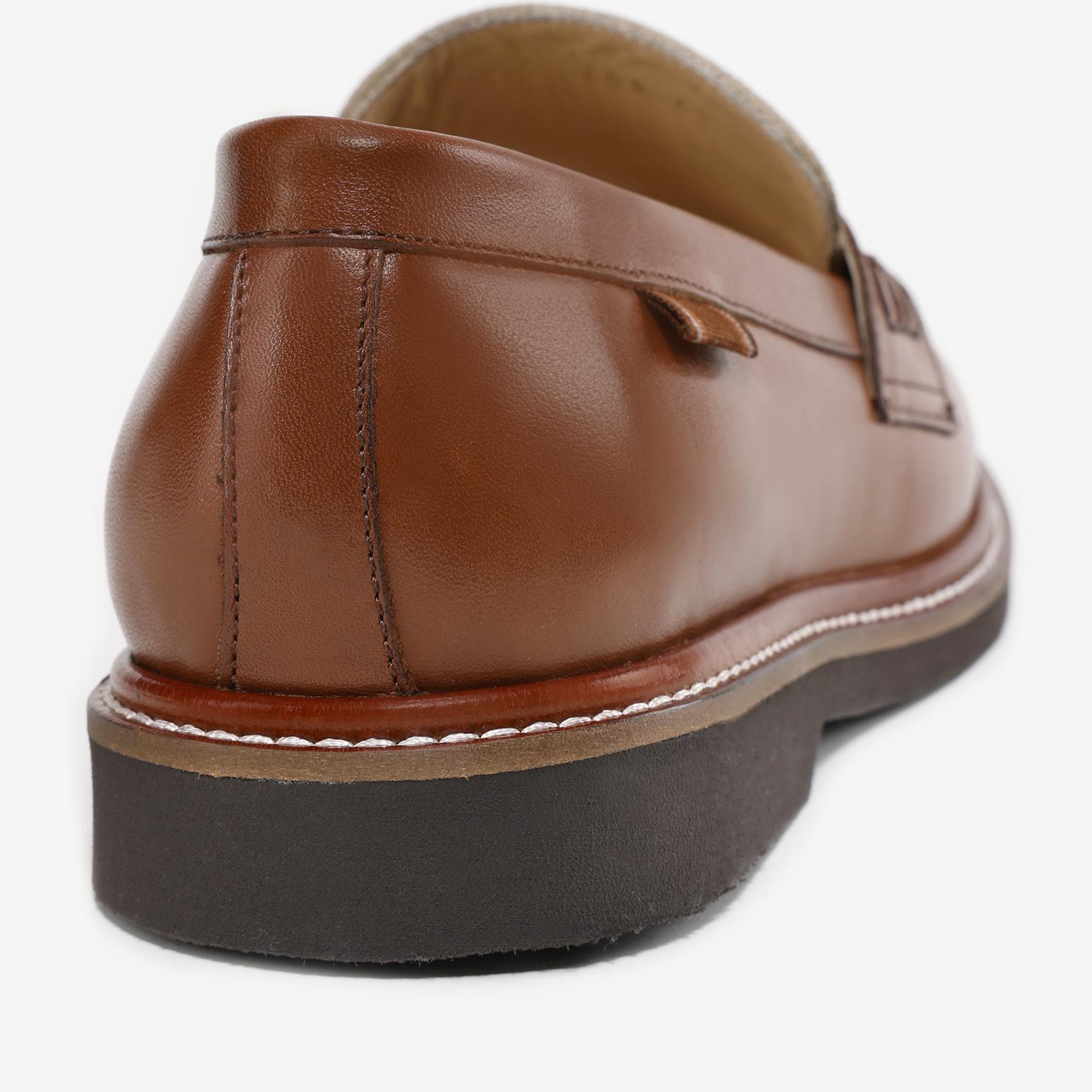 YARGICI Kanvas Detaylı Deri Loafer