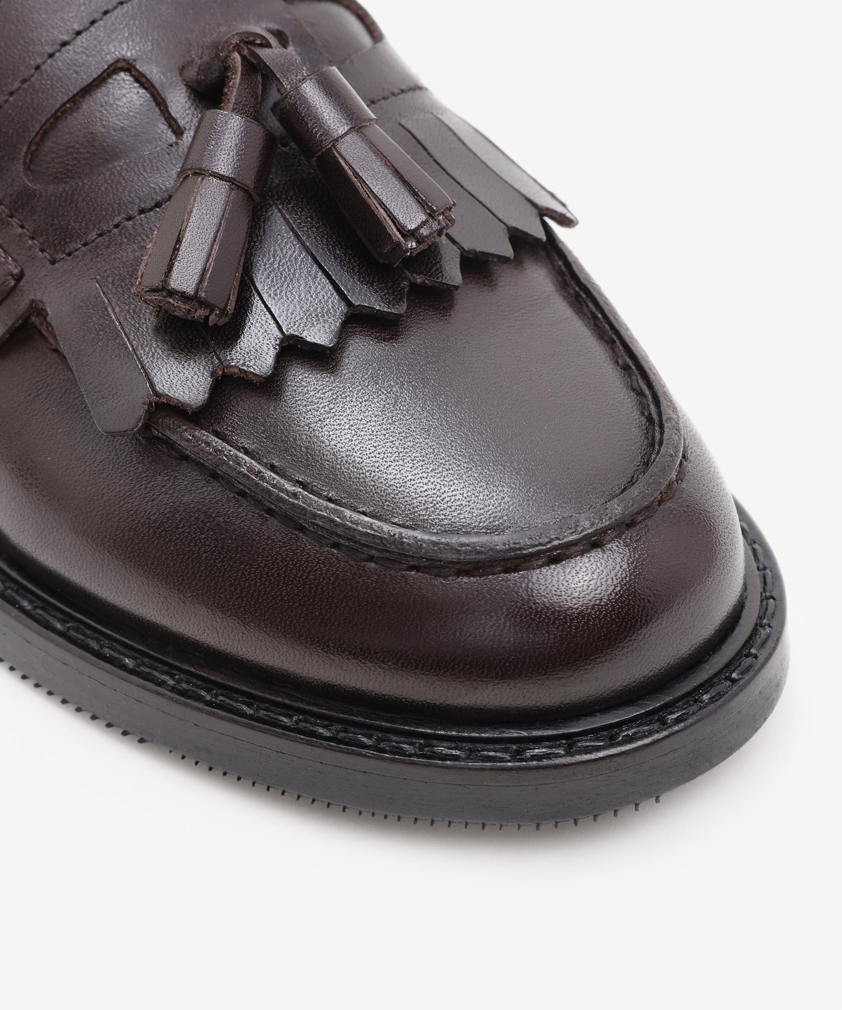 YARGICI Kauçuk Tabanlı Deri Loafer