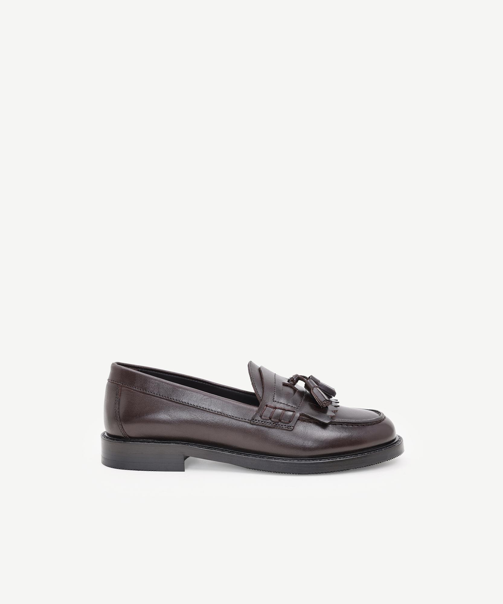 YARGICI Kauçuk Tabanlı Deri Loafer
