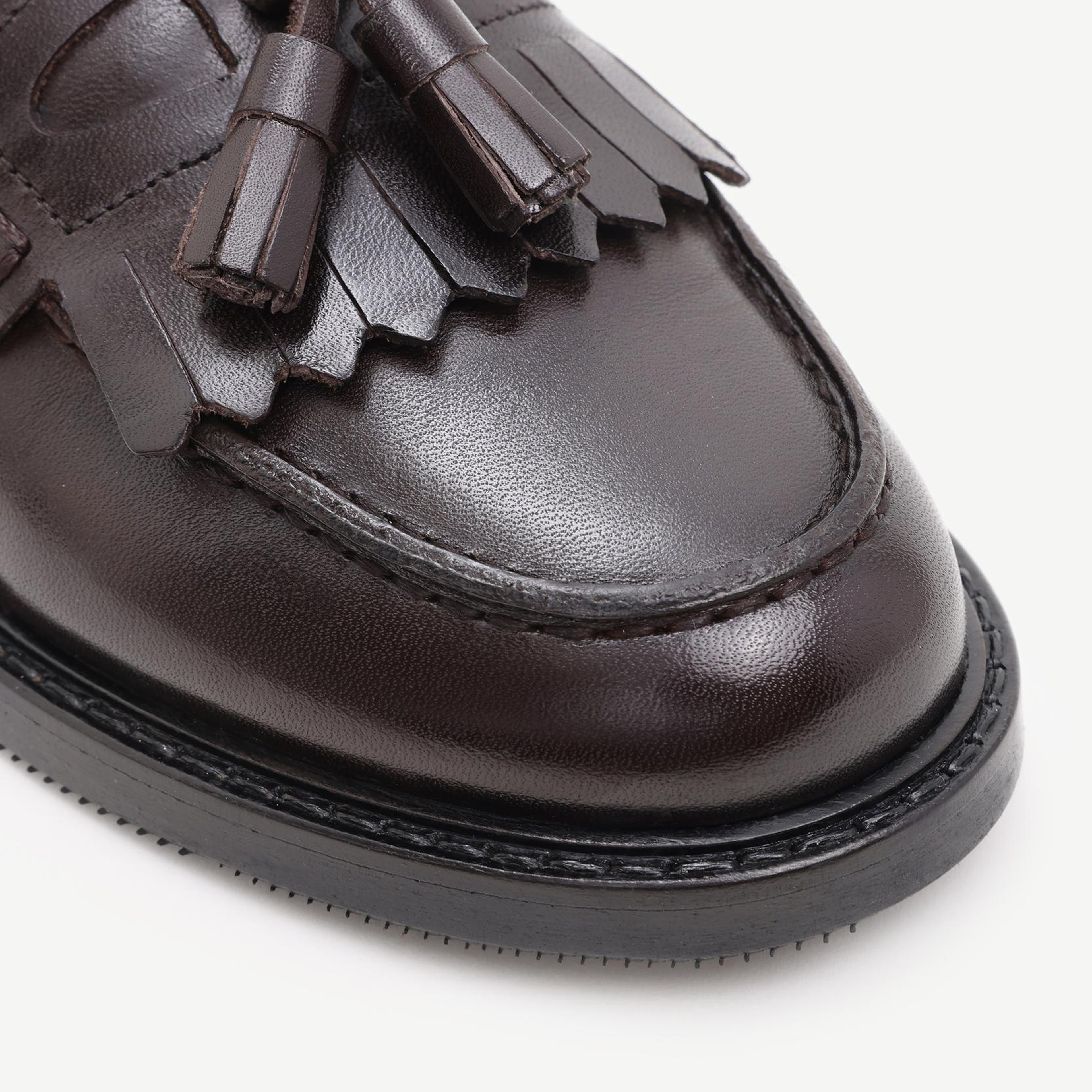 YARGICI Kauçuk Tabanlı Deri Loafer