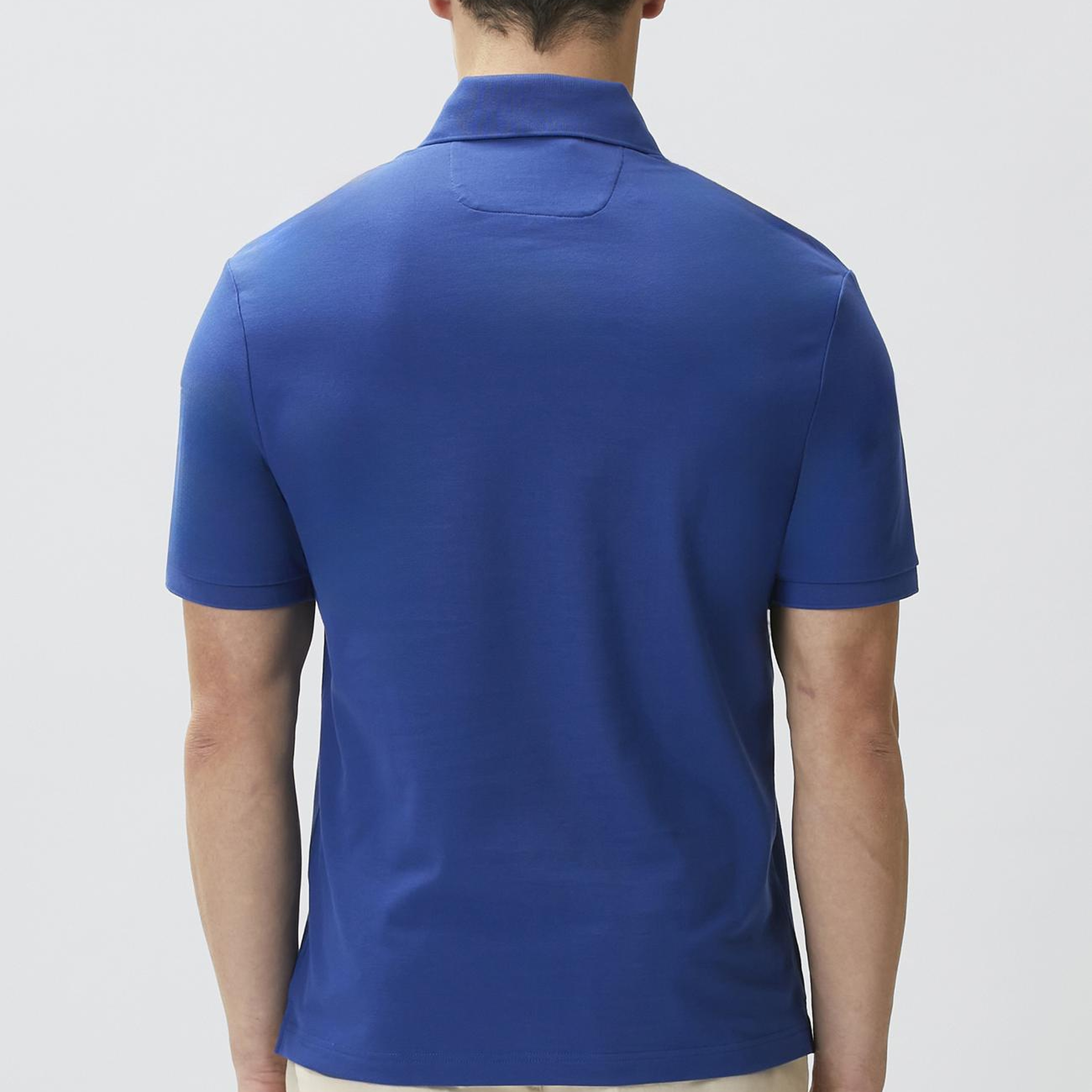 Network Erkek Saks Polo Yaka Pike T-shirt