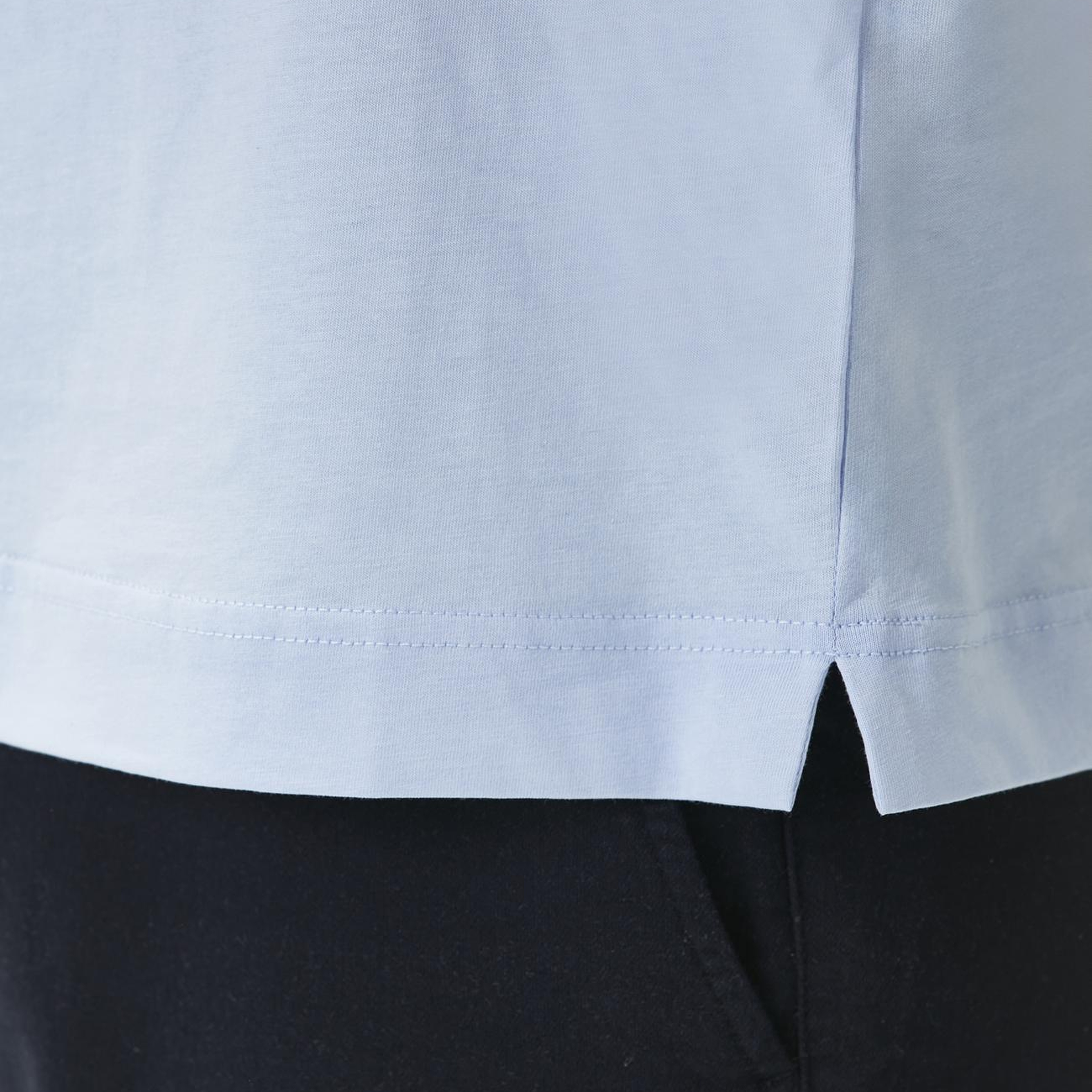 Network Erkek Comfort Fit Açık Mavi Göğüs Baskı Detaylı T-shirt