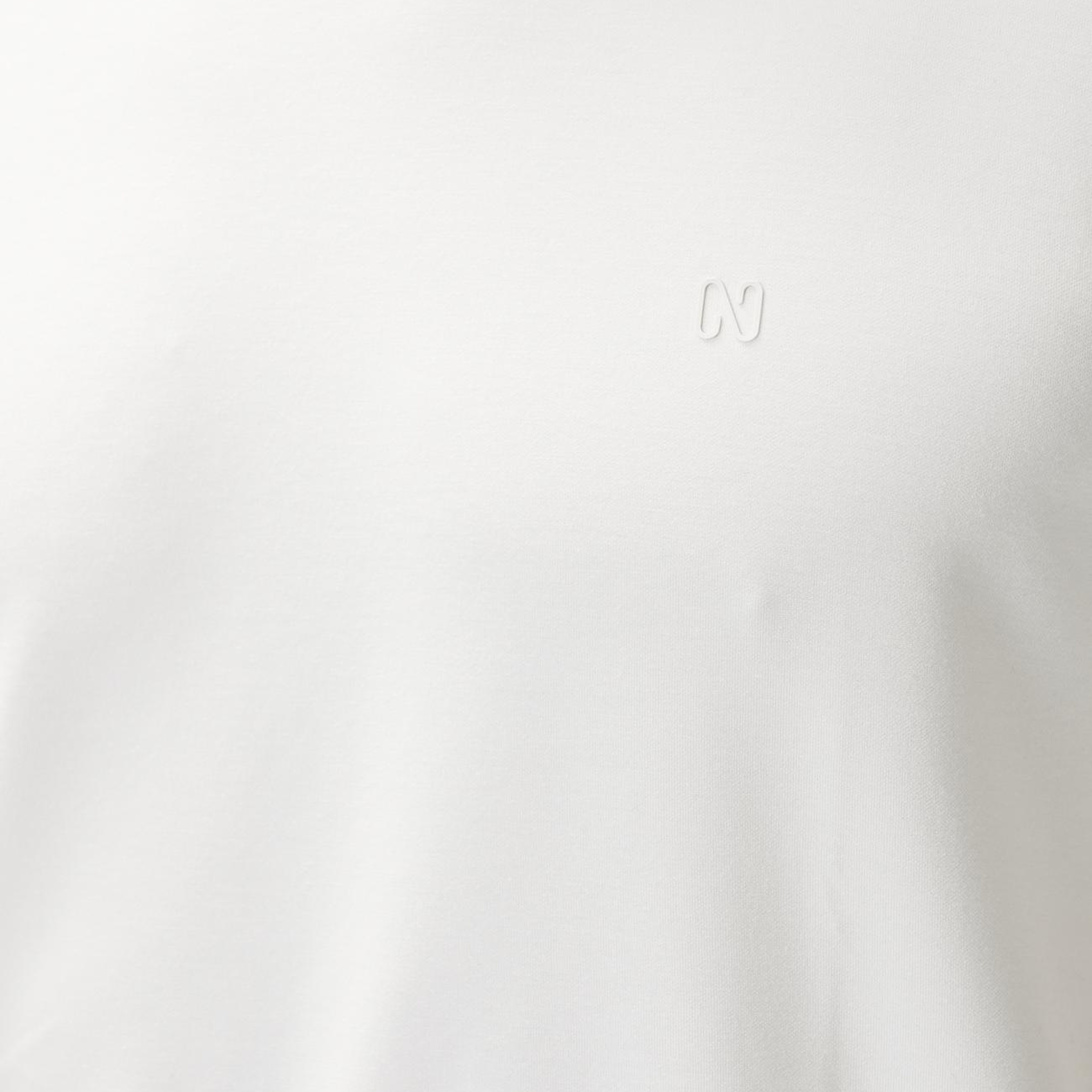 Network Erkek Comfort Fit Basic Kırık Beyaz T-shirt
