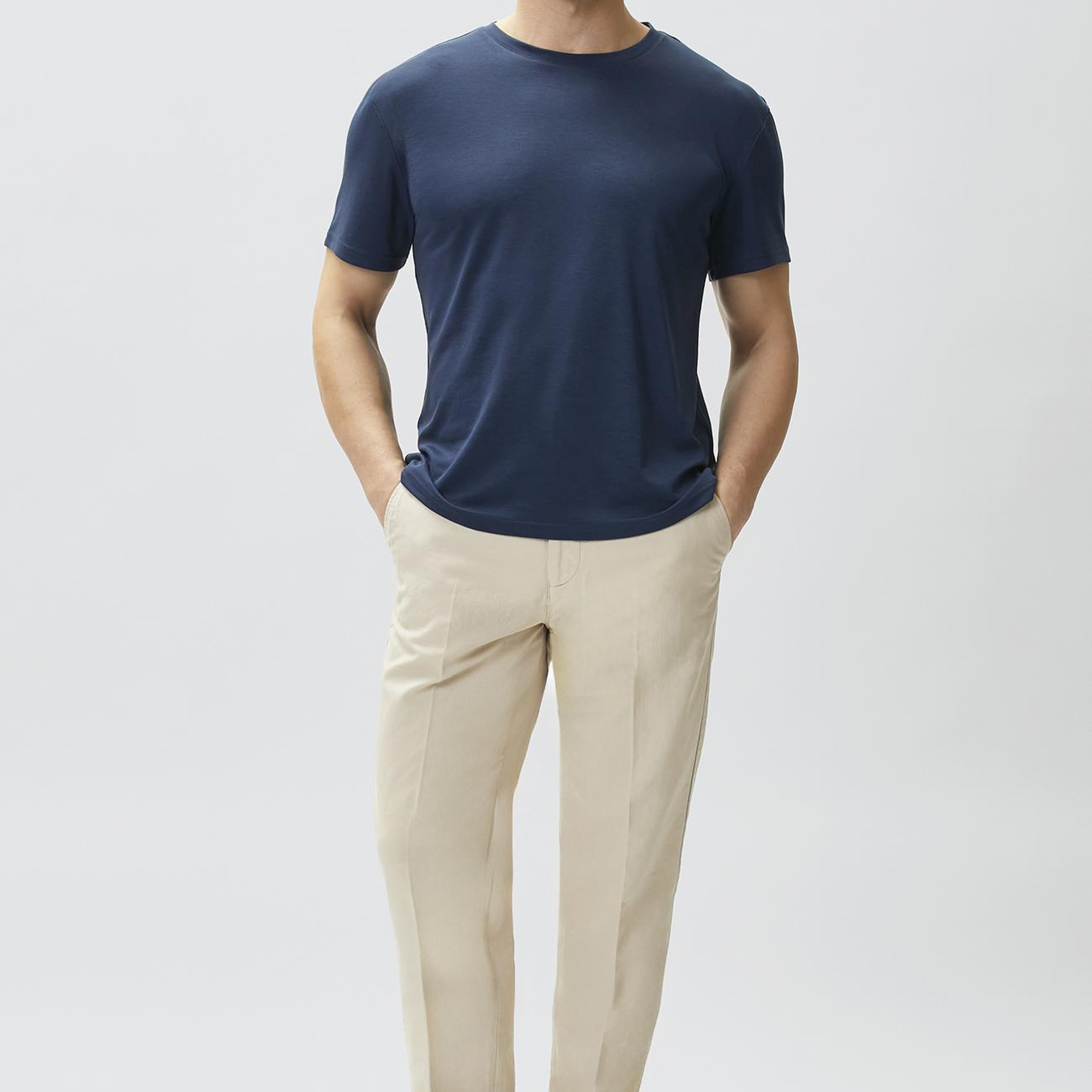 Network Erkek Lacivert Basic T-shirt