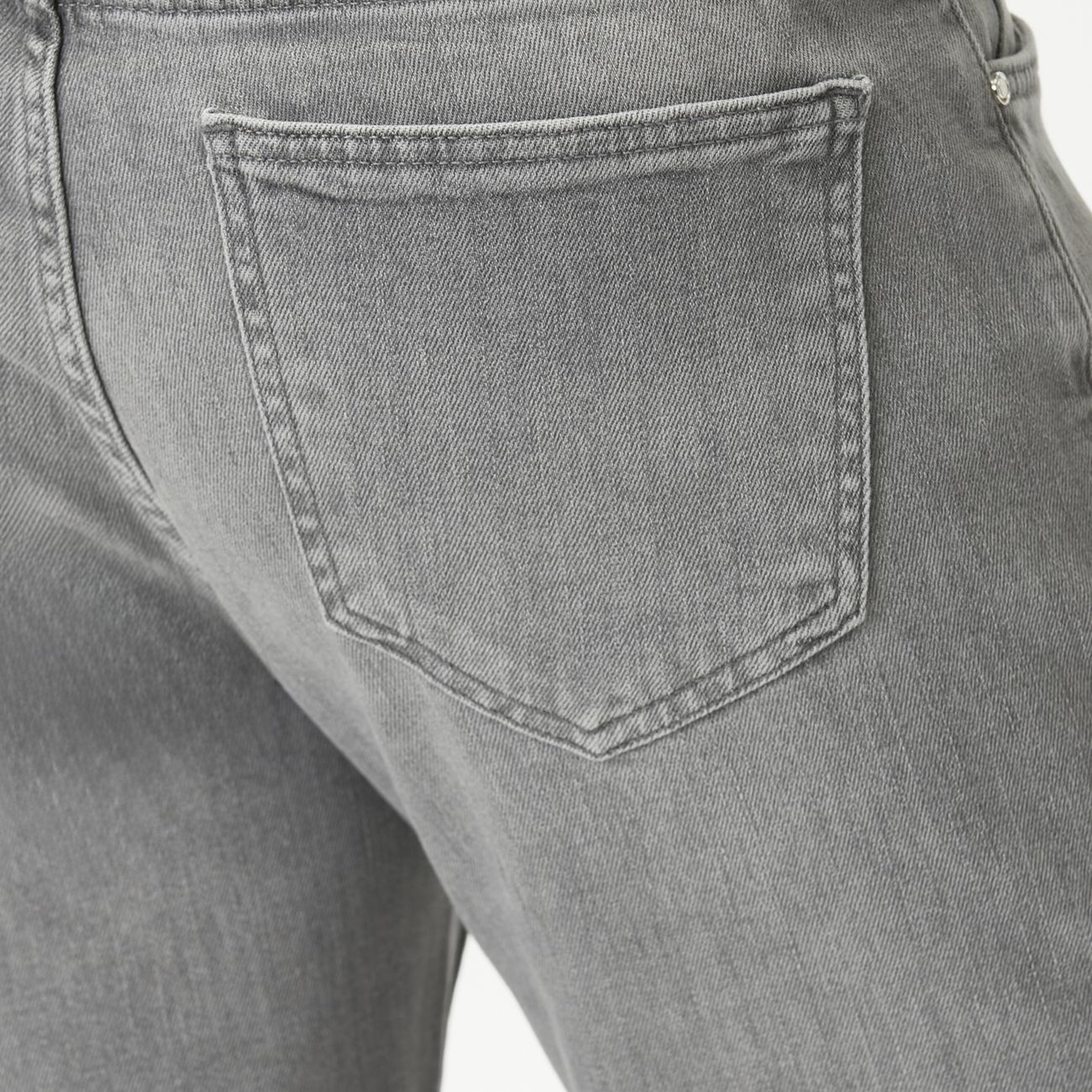 Network Erkek Slim Fit Açık Gri 5 Cepli Denim Pantolon