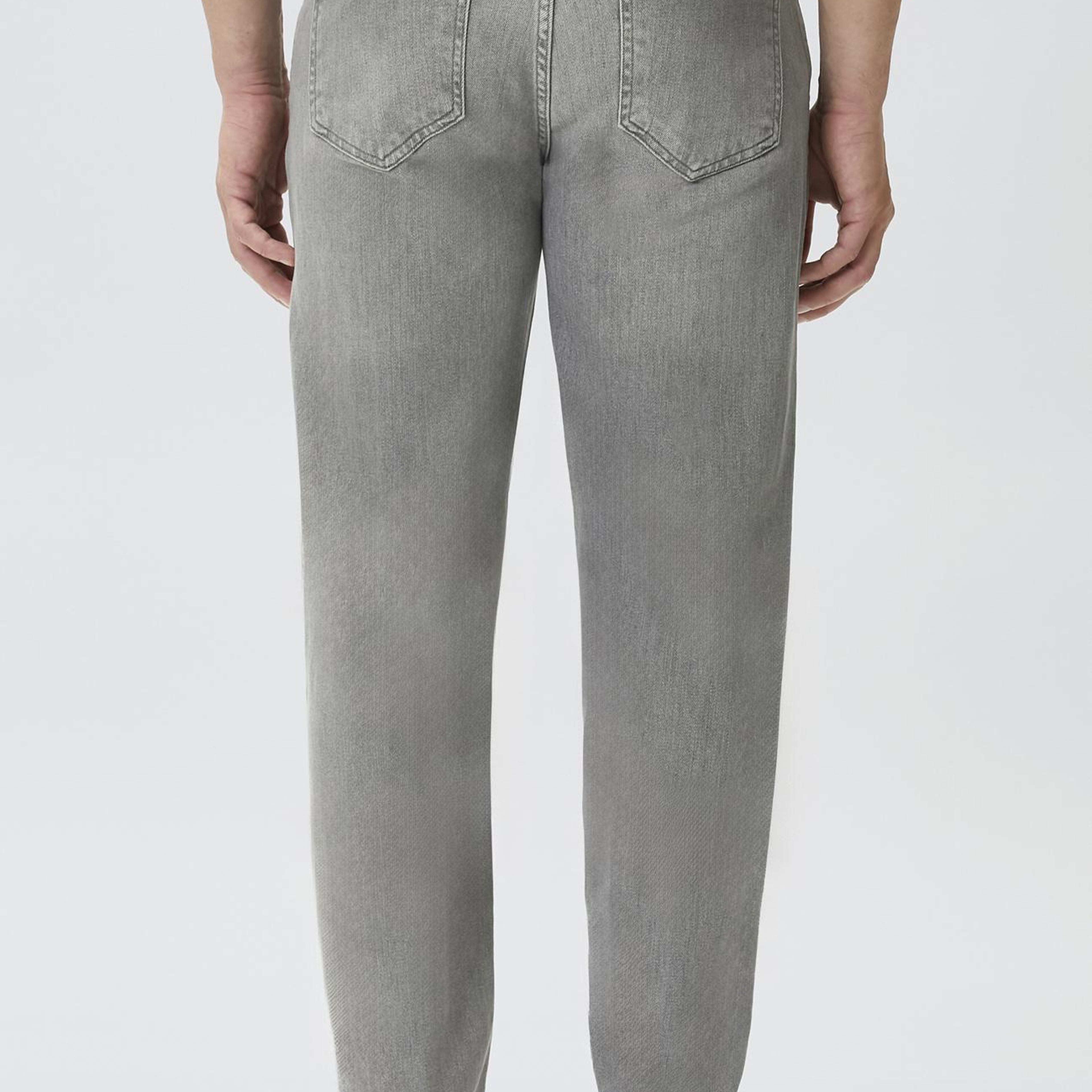 Network Erkek Slim Fit Açık Gri 5 Cepli Denim Pantolon