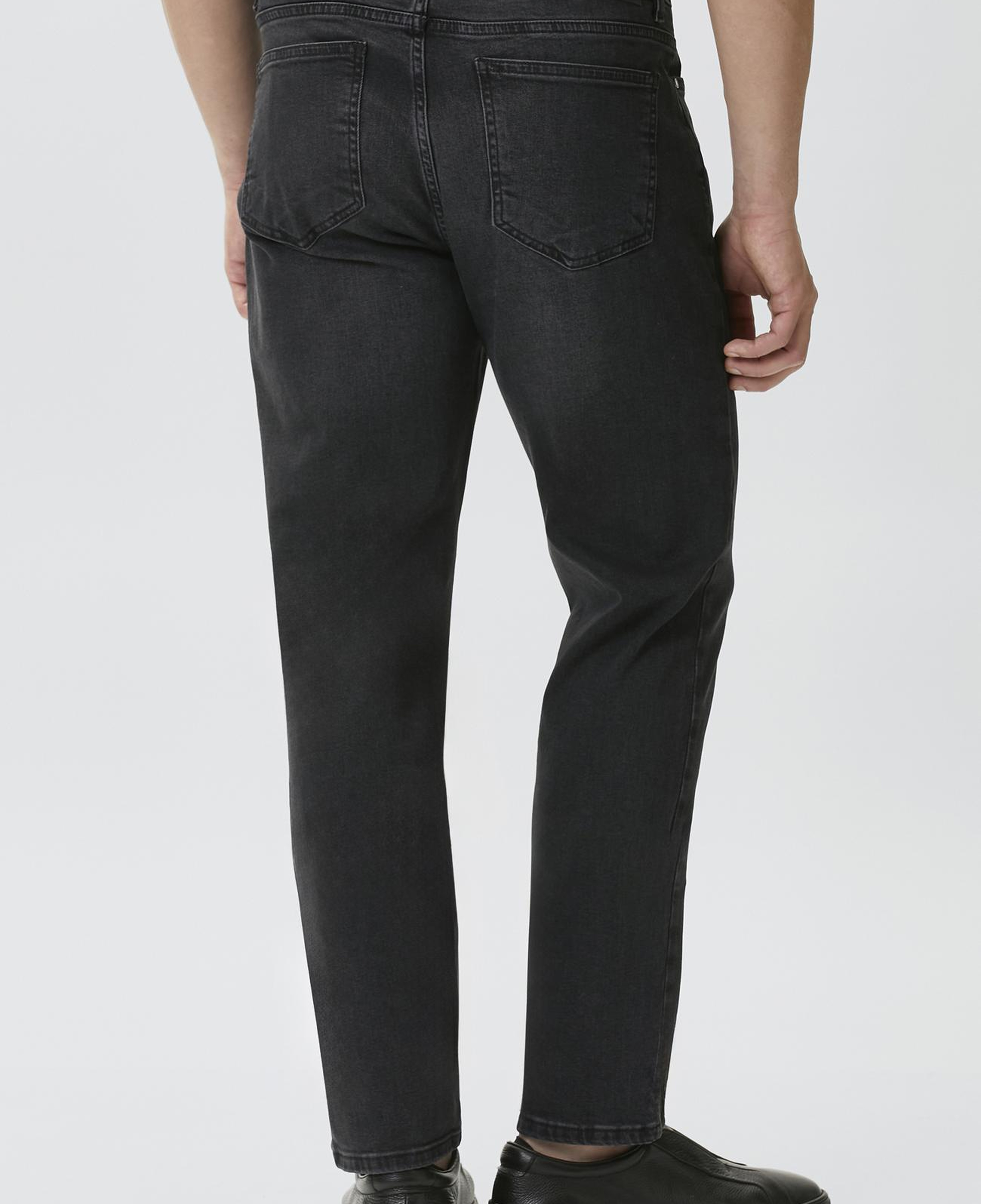 Network Erkek Slim Fit Antrasit 5 Cepli Denim Pantolon
