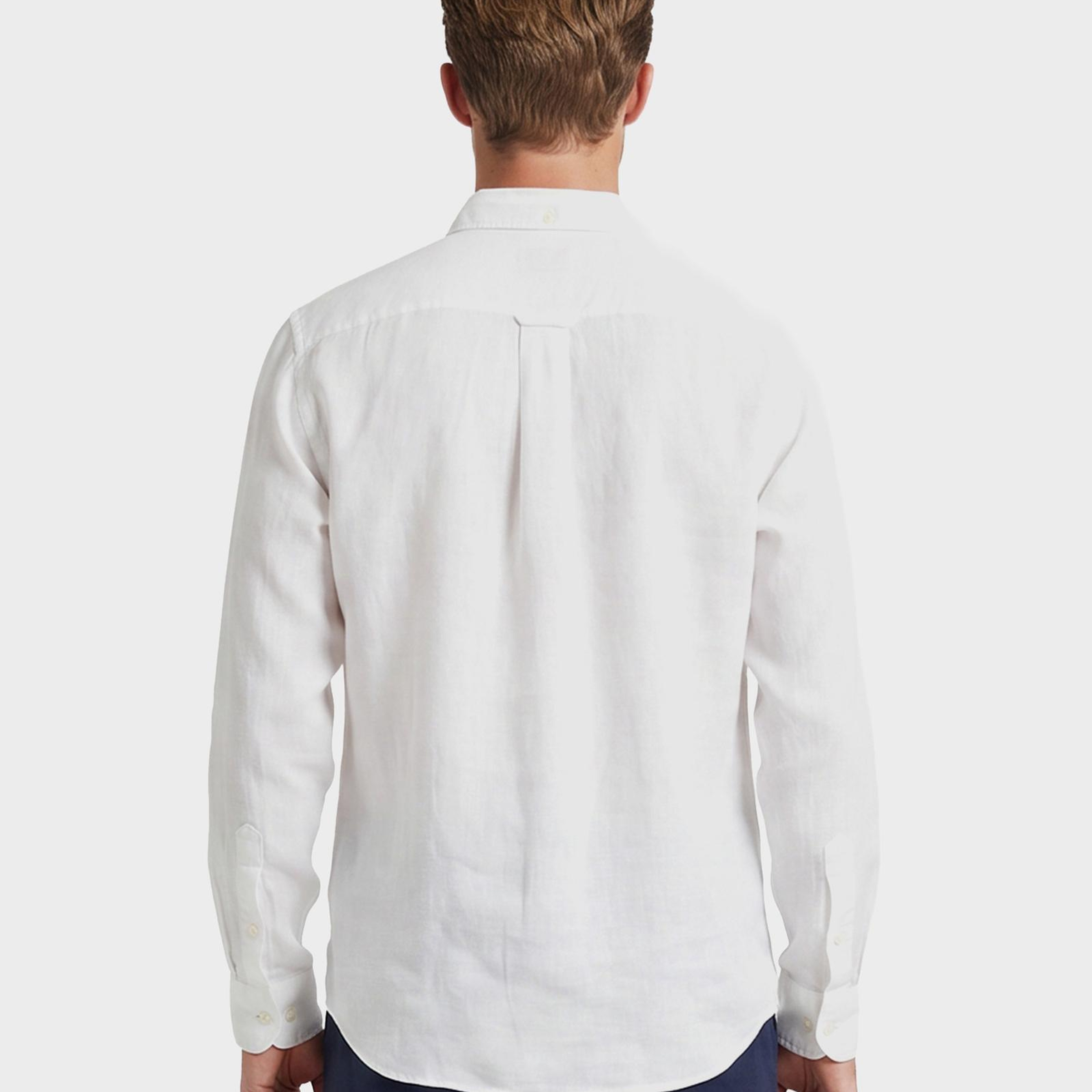 GANT Erkek Beyaz Regular Fit Gömlek