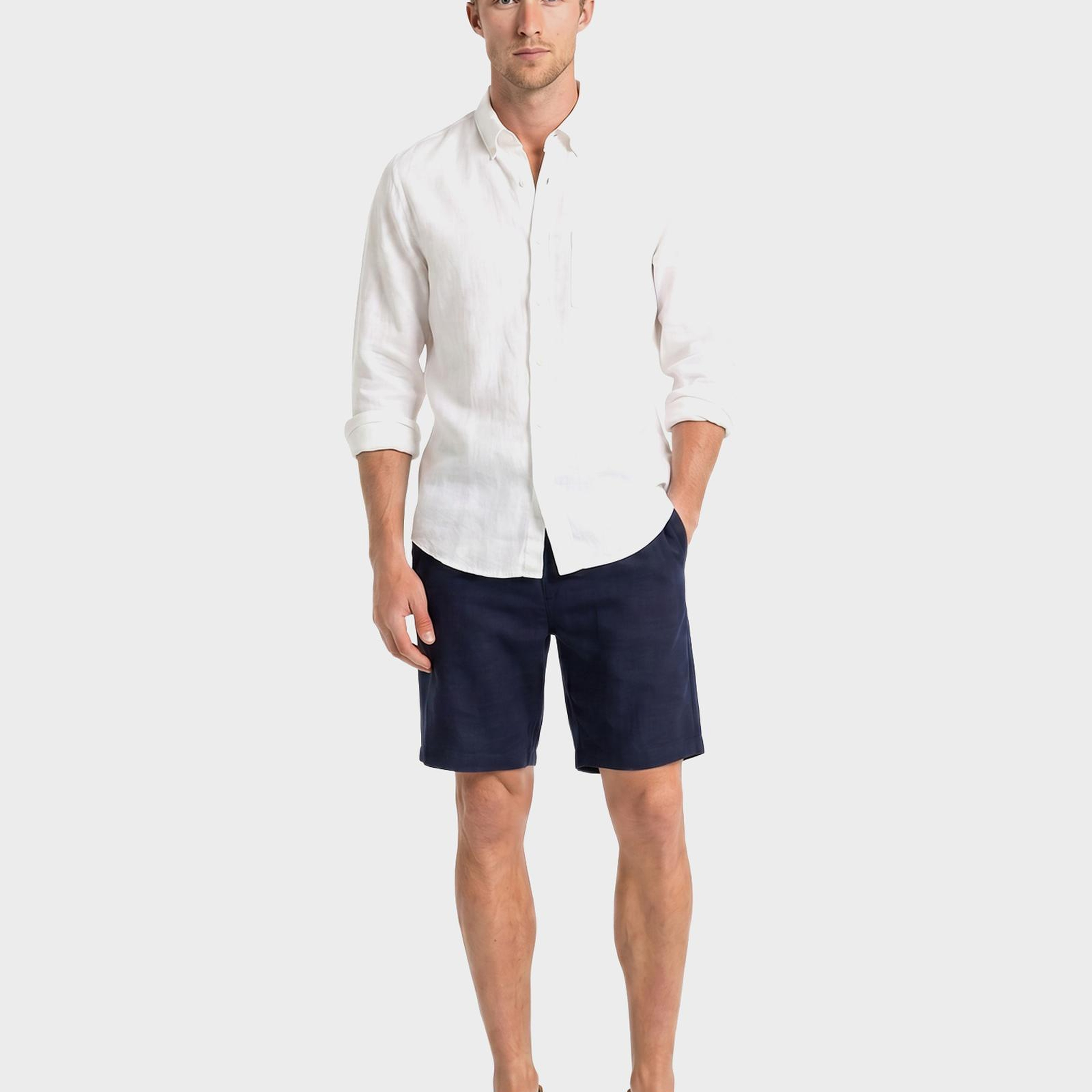 GANT Erkek Beyaz Regular Fit Gömlek