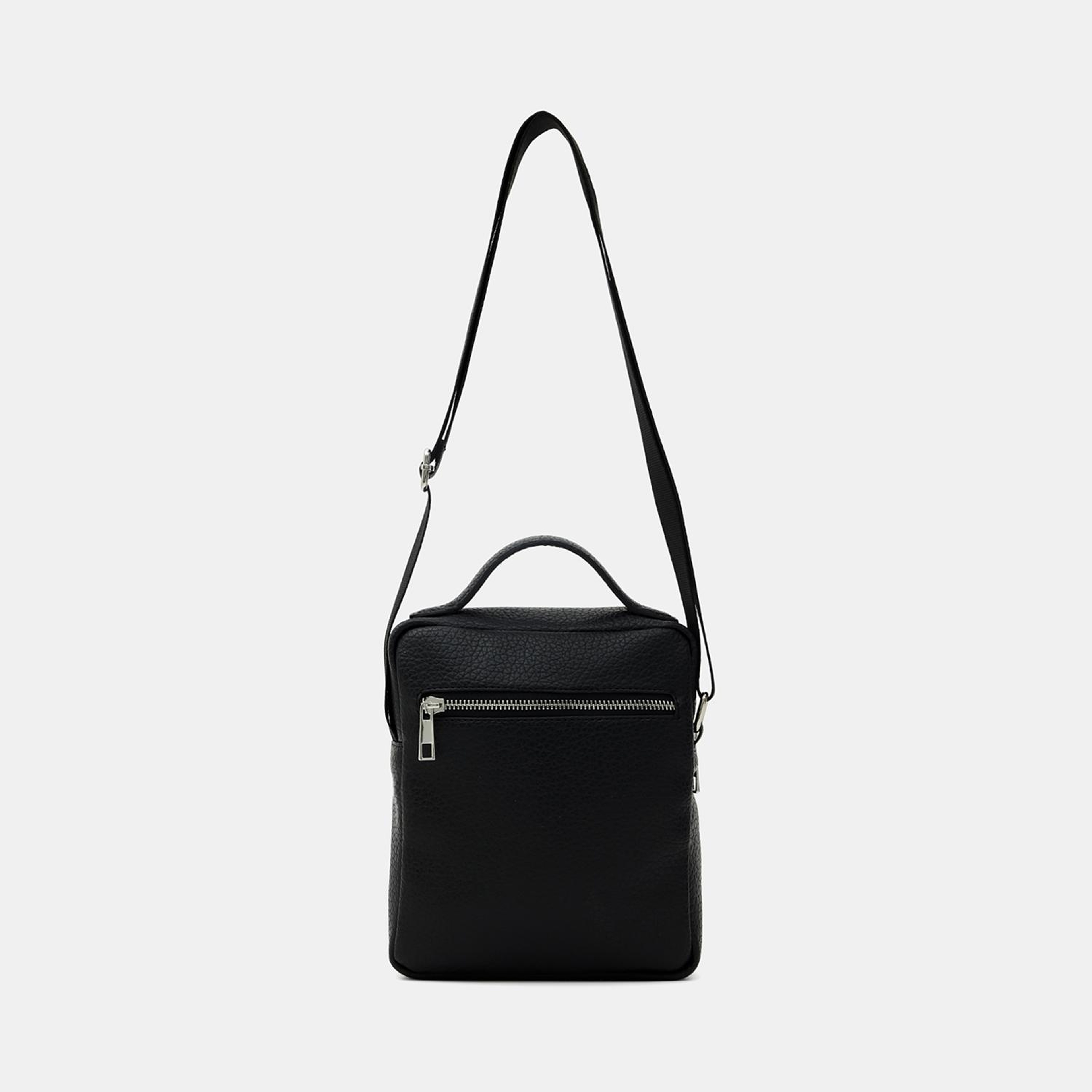Erkek Siyah Ayarlanabilir Askılı Postacı Çantası