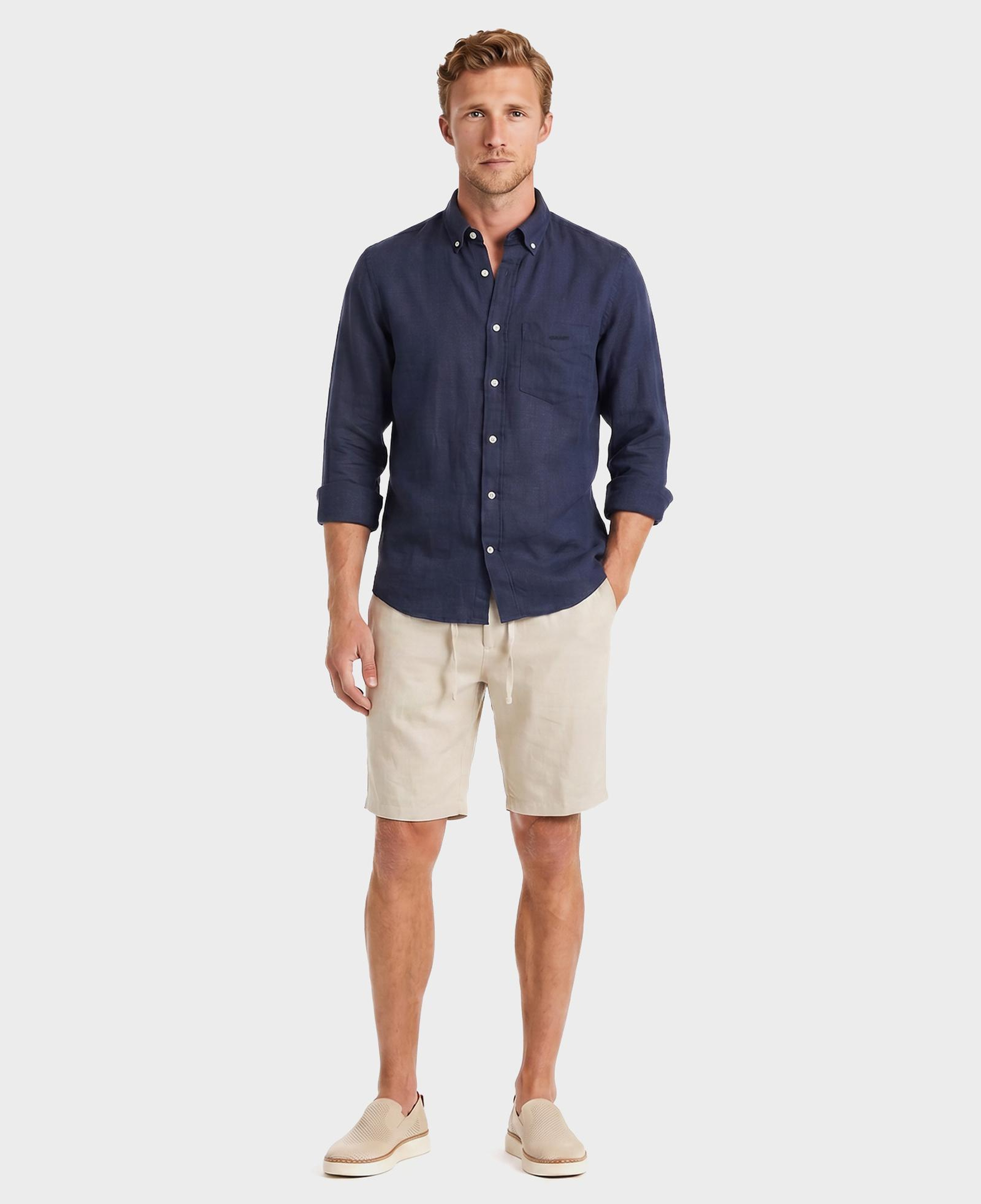 GANT Erkek Lacivert Regular Fit Gömlek