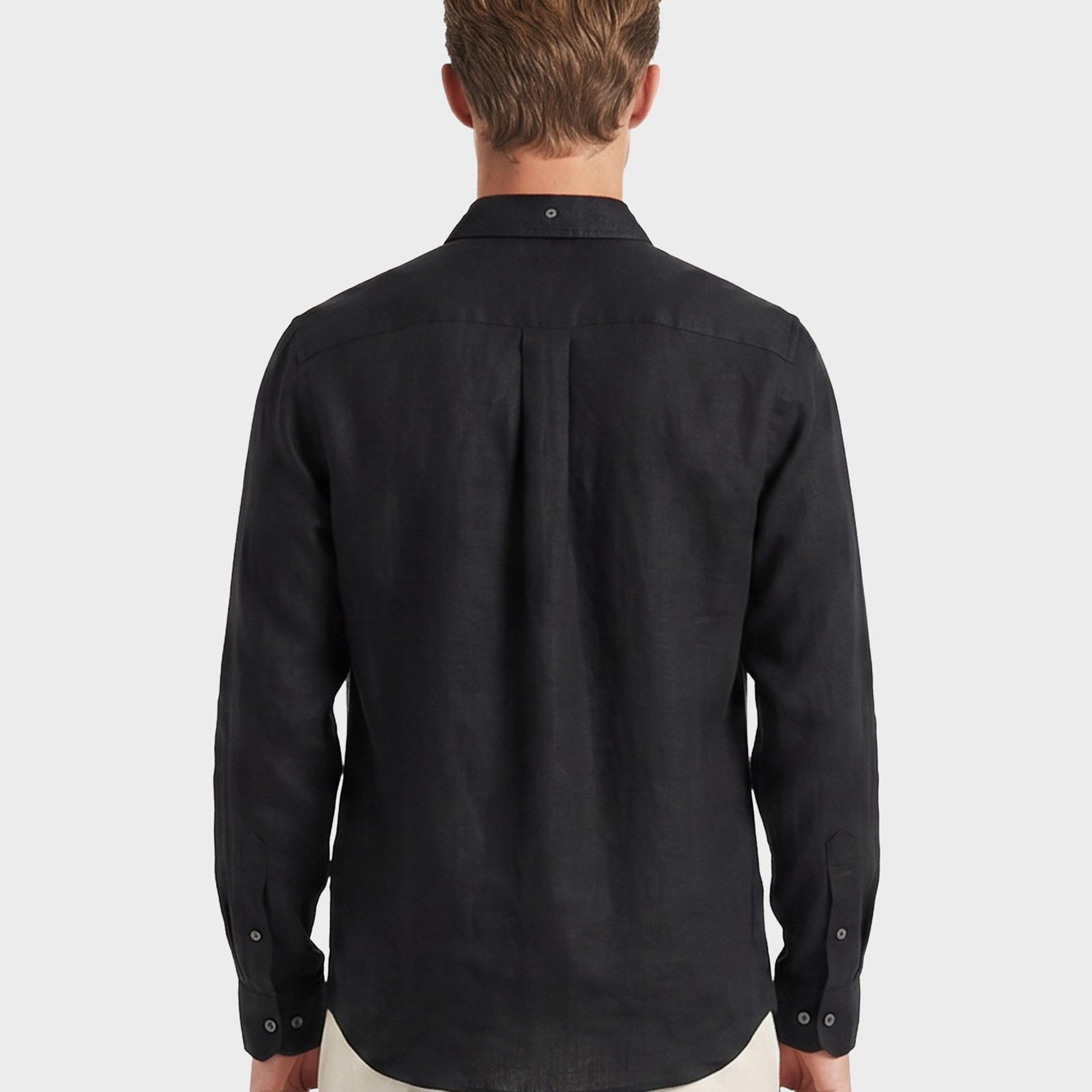 GANT Erkek Siyah Regular Fit Gömlek