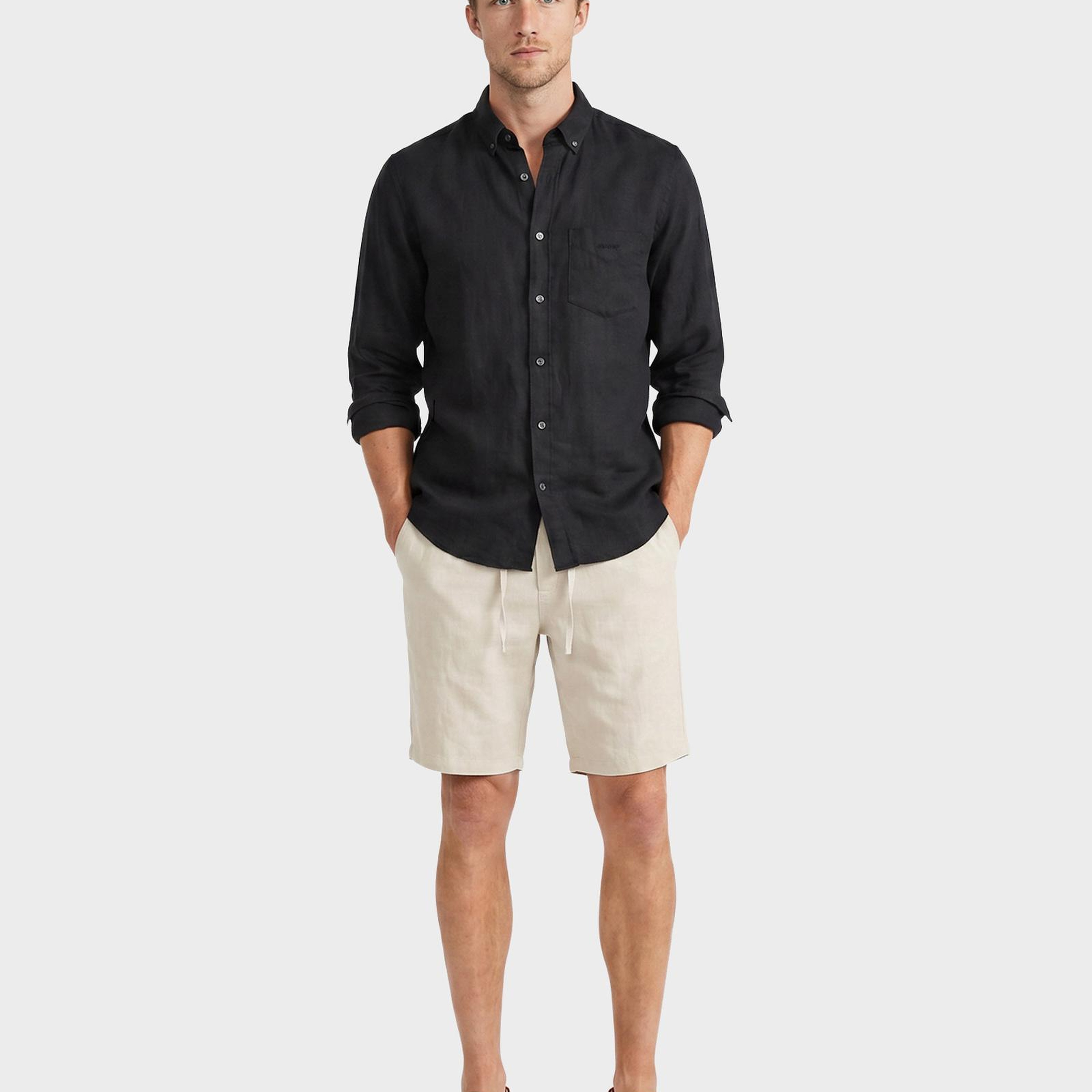 GANT Erkek Siyah Regular Fit Gömlek