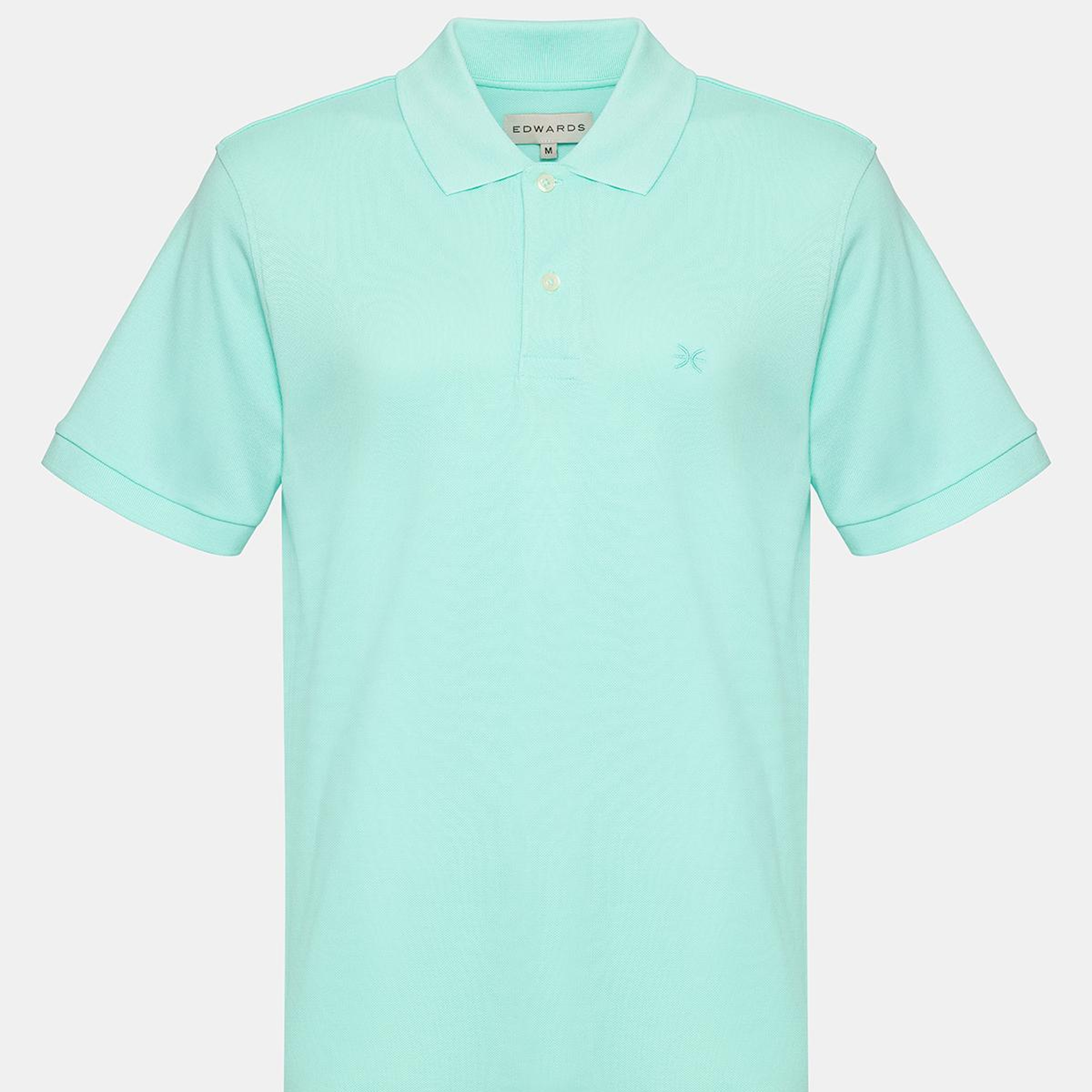 Erkek Açık Yeşil Kısa Kollu Polo Yaka T-Shirt
