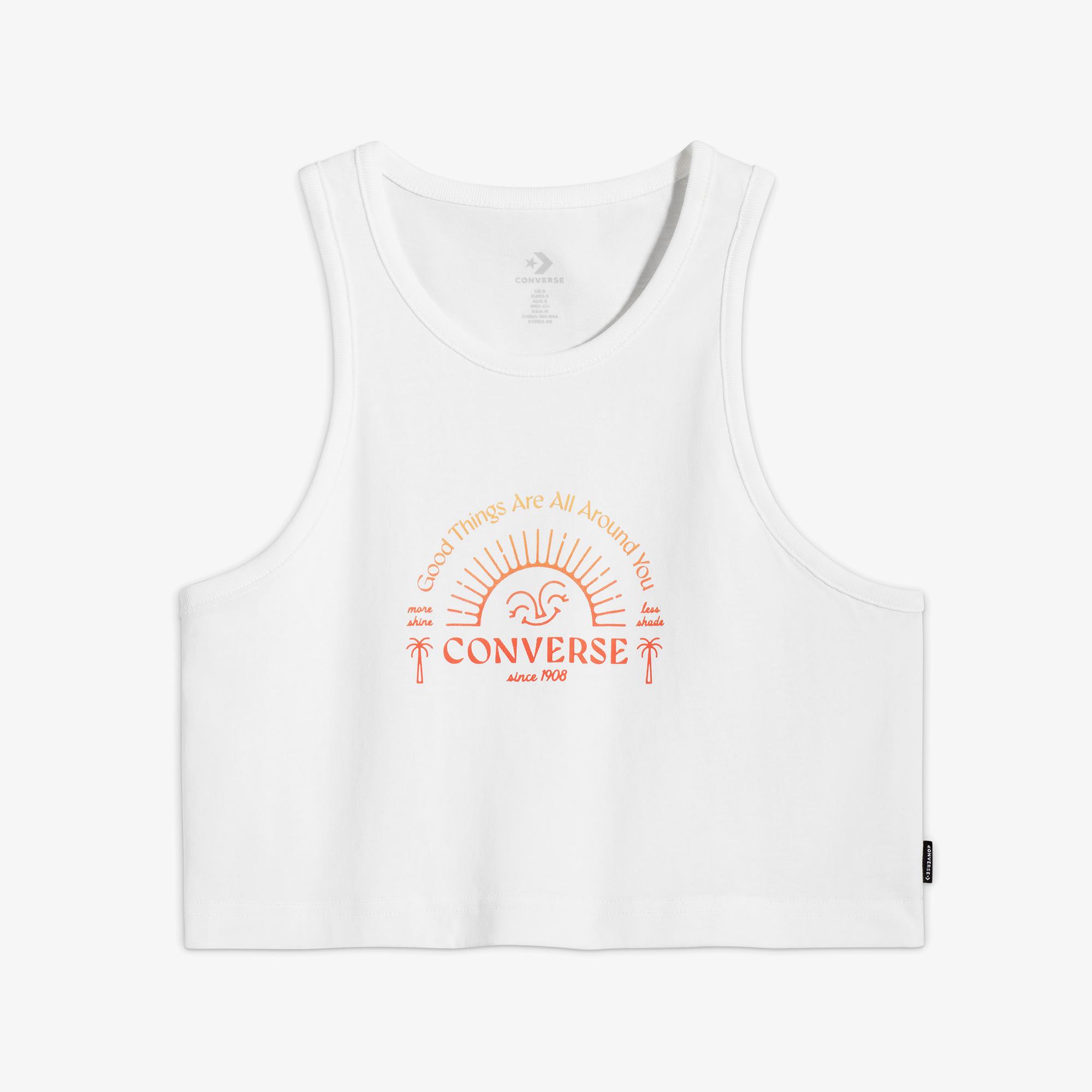 Converse Kadın Beyaz T-Shirt