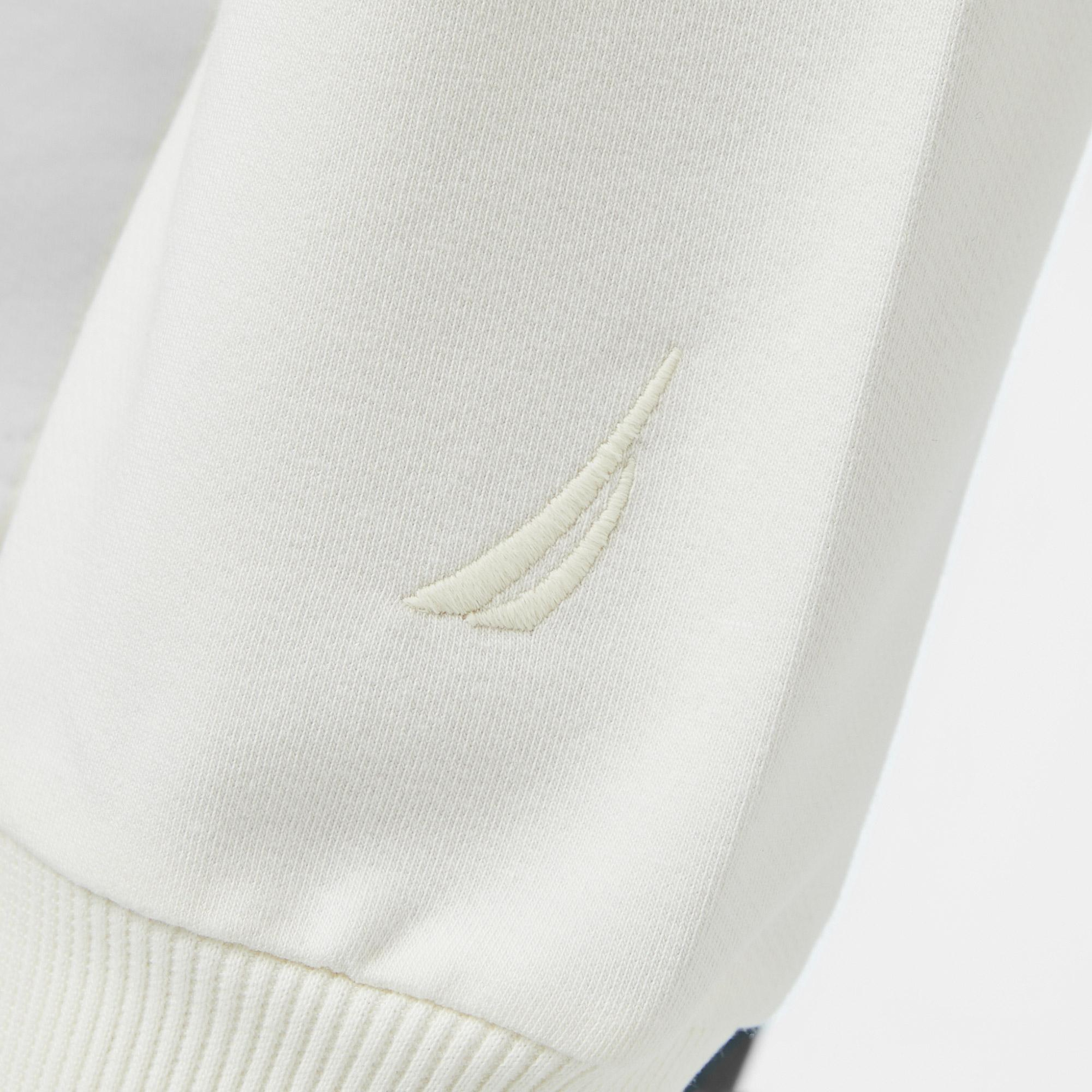 Nautica Erkek Krem Rengi Classic Fit Uzun Kollu Polo Yaka T-Shirt