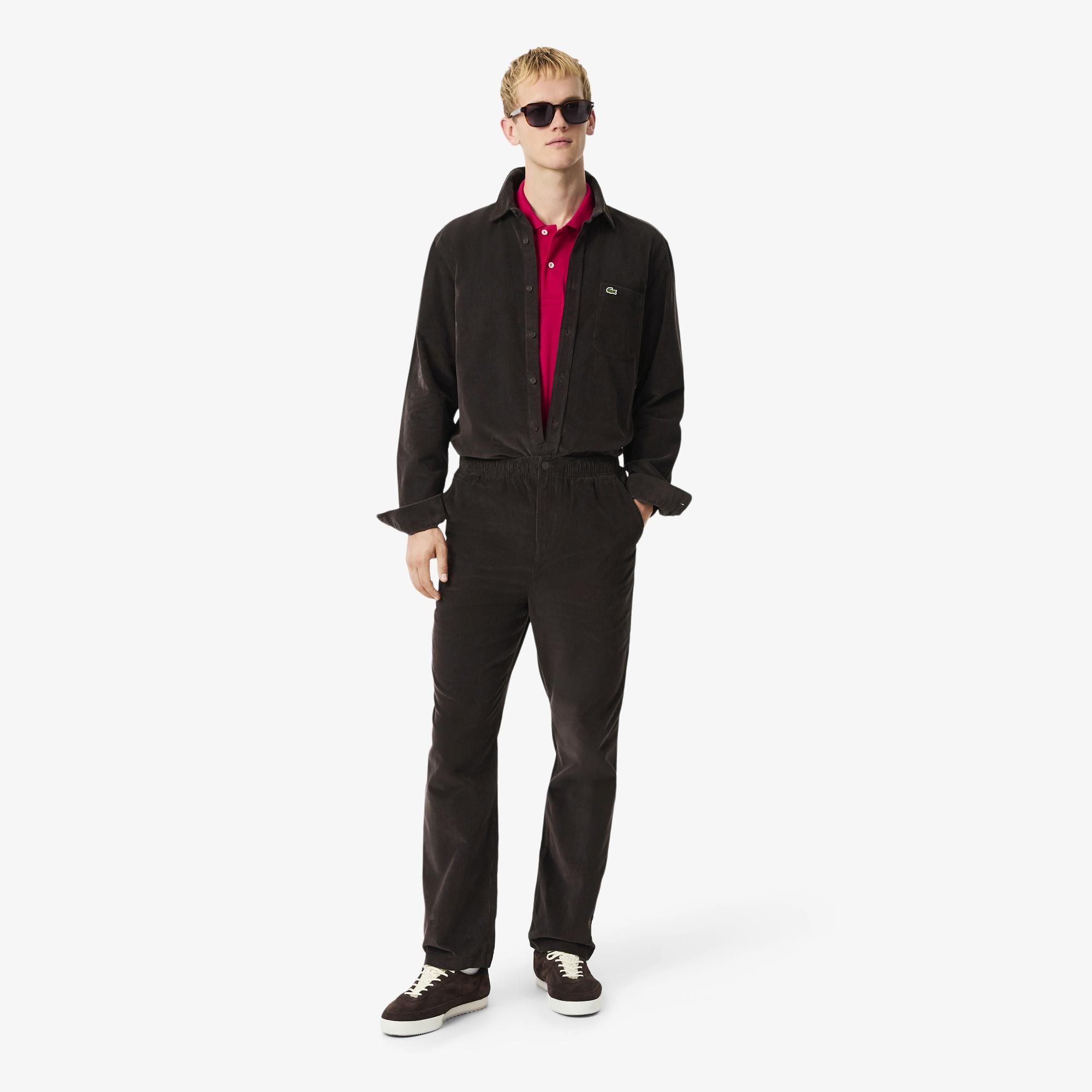 Lacoste Erkek Regular Fit Kahverengi Pantolon