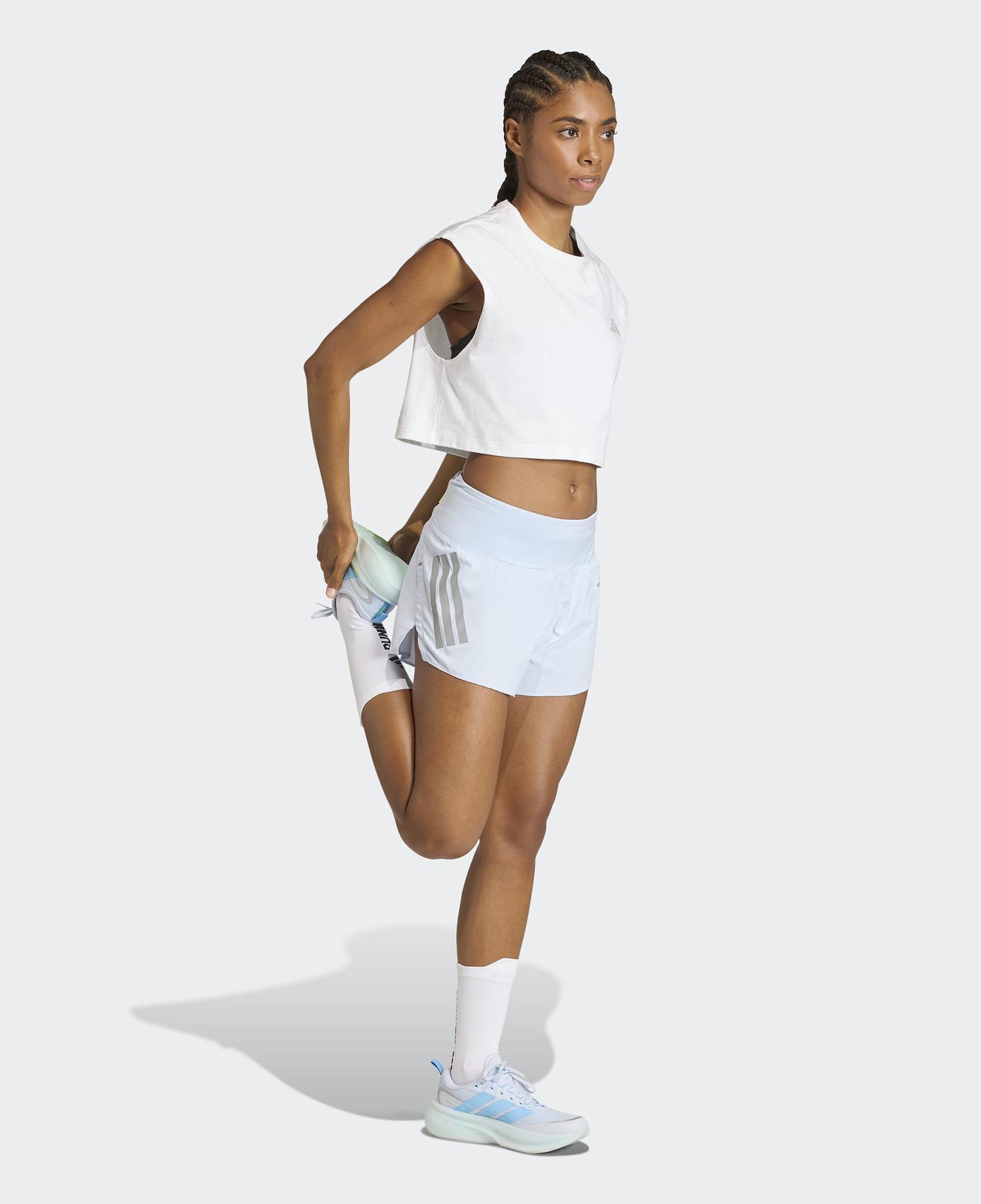 adidas Adi365 Running Essentials Kadın Beyaz Crop T-Shirt