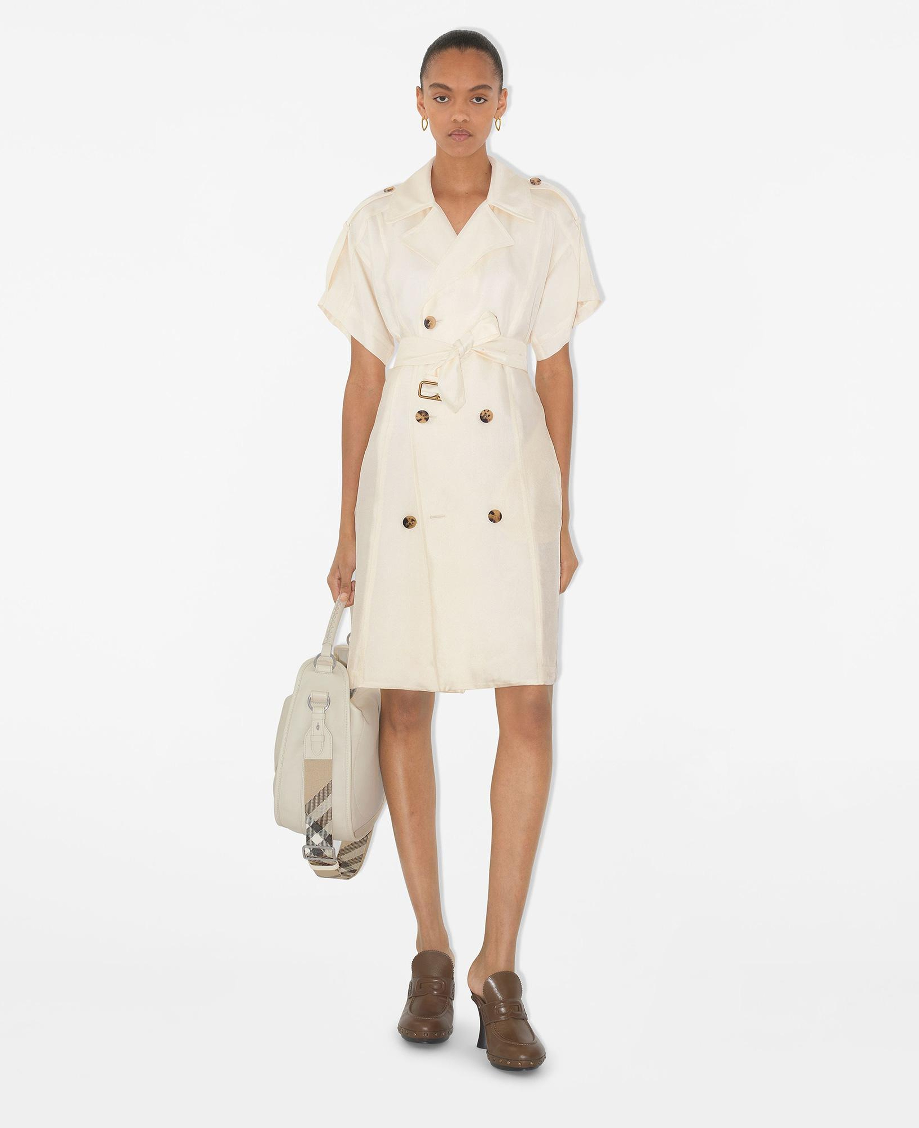 Burberry Giu Kadın Krem Elbise