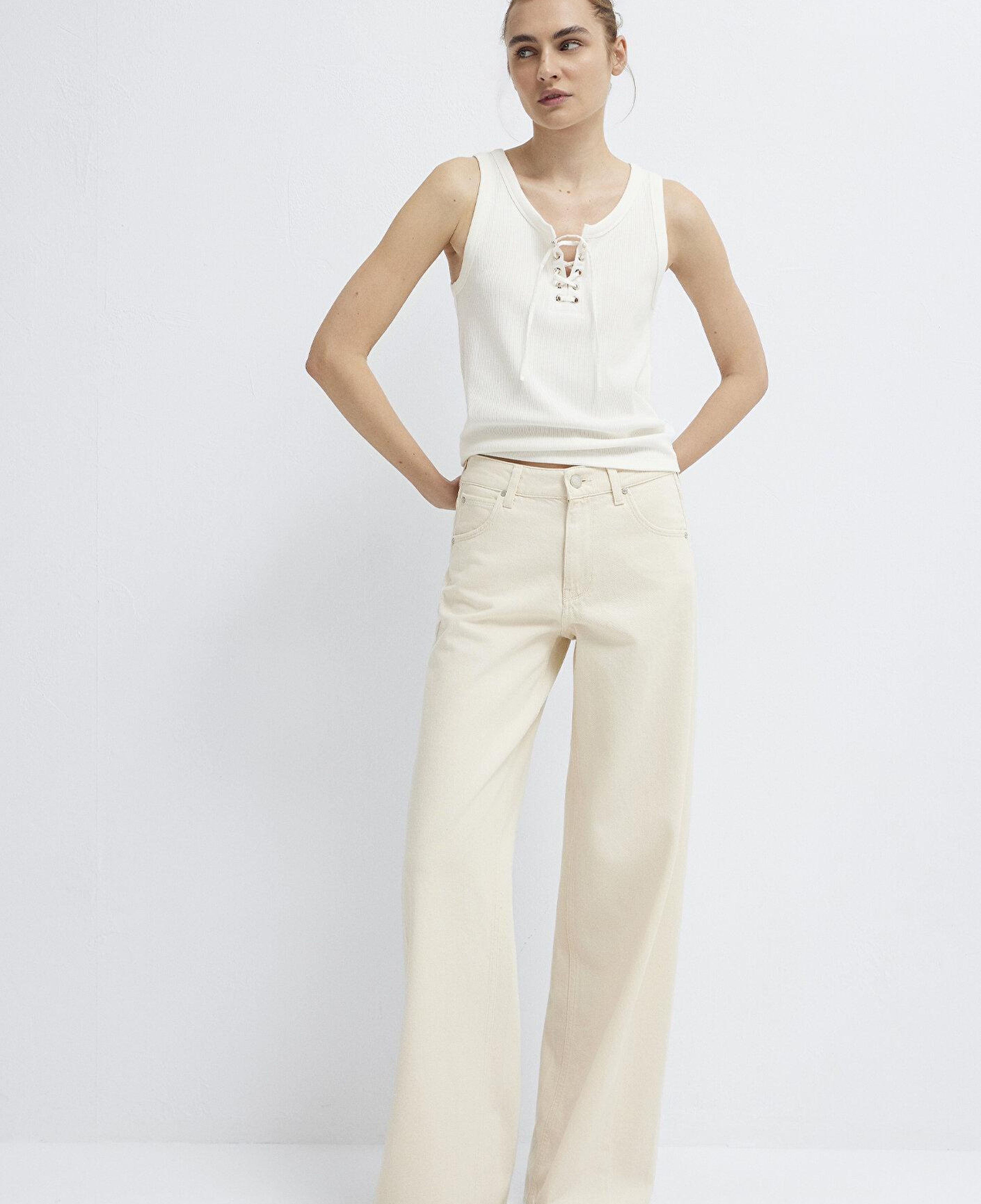 Mavi Siena Iconic Krem Jean Pantolon 1010763-A3903