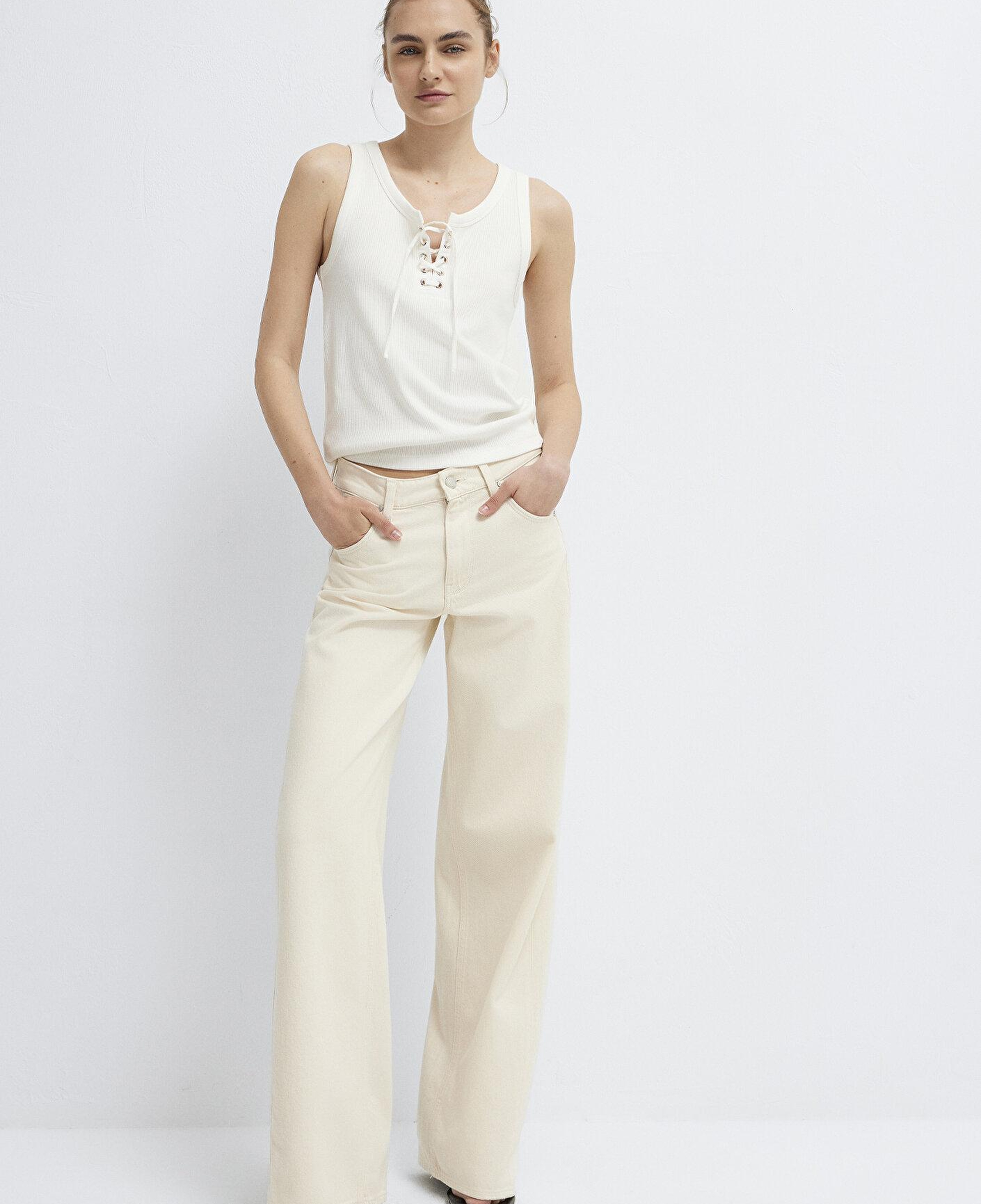 Mavi Siena Iconic Krem Jean Pantolon 1010763-A3903
