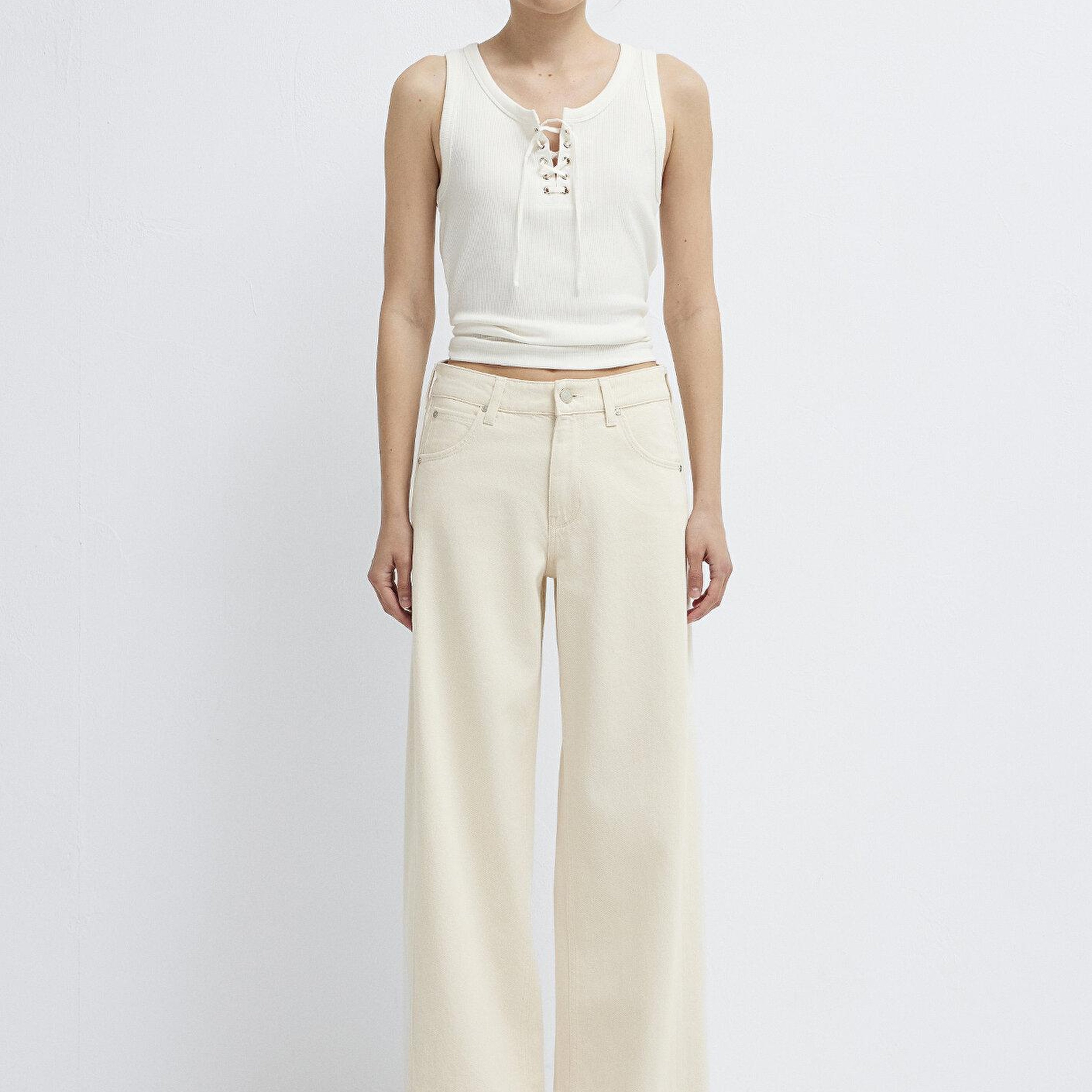 Mavi Siena Iconic Krem Jean Pantolon 1010763-A3903