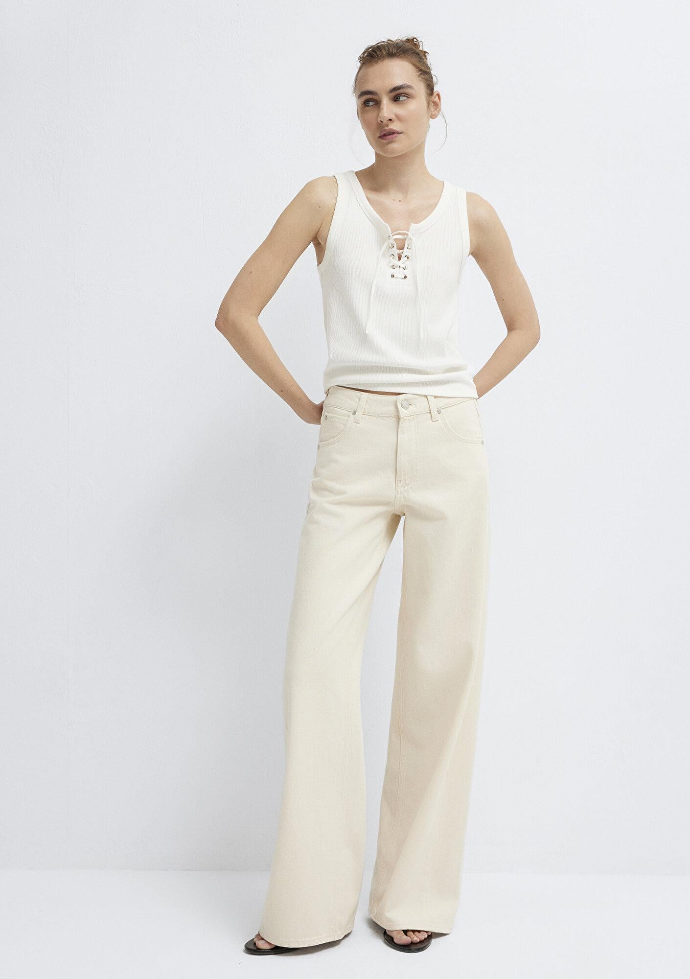 Mavi Siena Iconic Krem Jean Pantolon 1010763-A3903