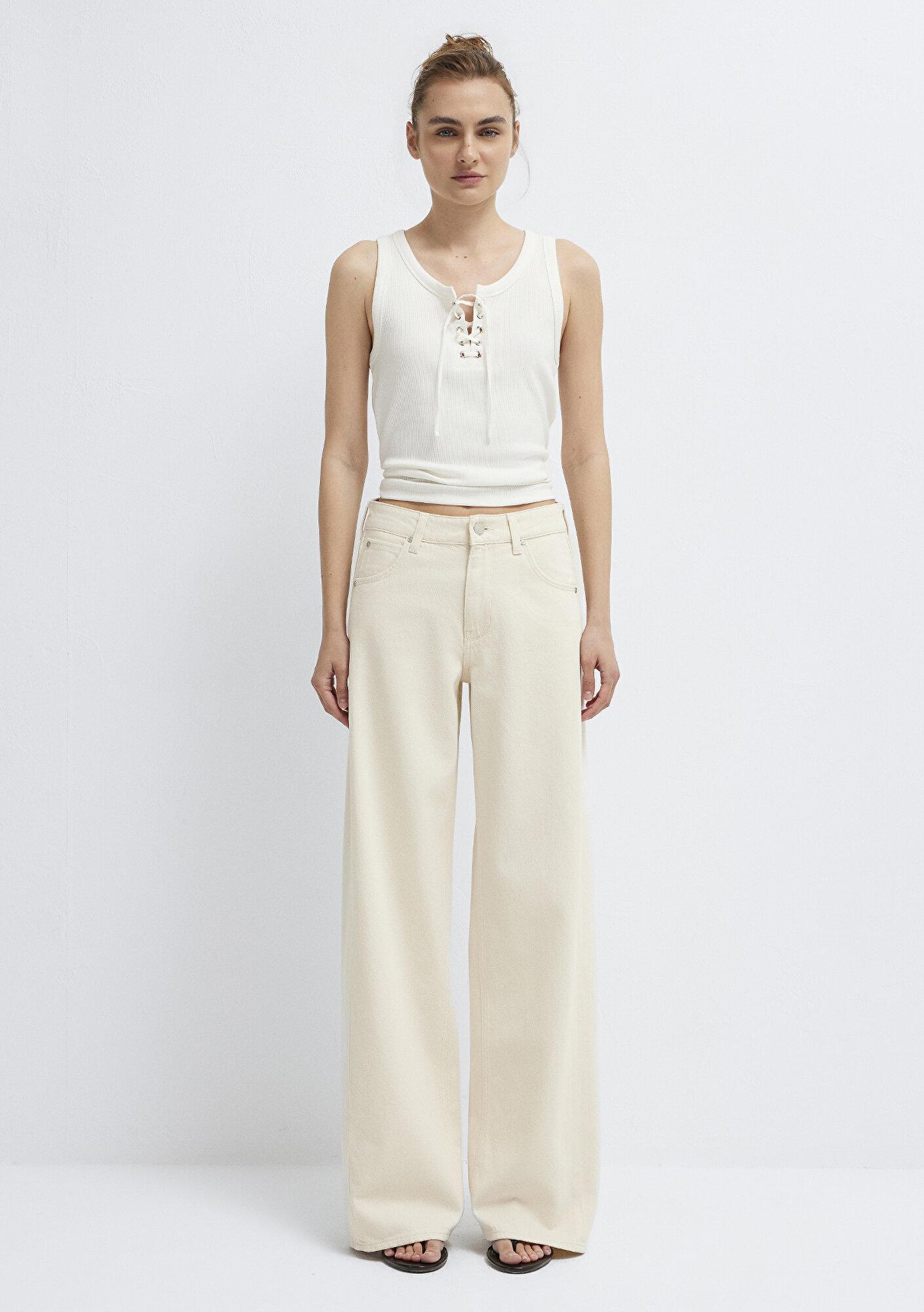 Mavi Siena Iconic Krem Jean Pantolon 1010763-A3903