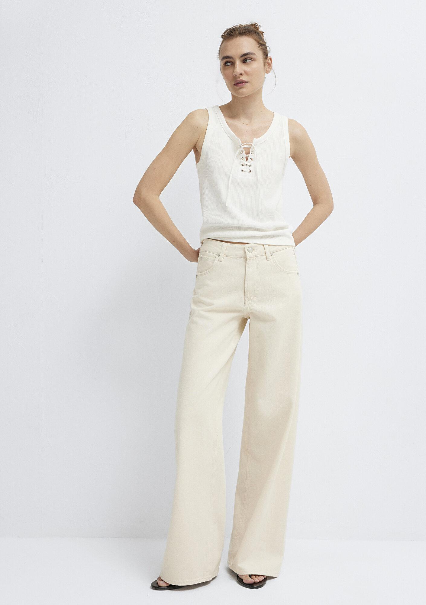 Mavi Siena Iconic Krem Jean Pantolon 1010763-A3903