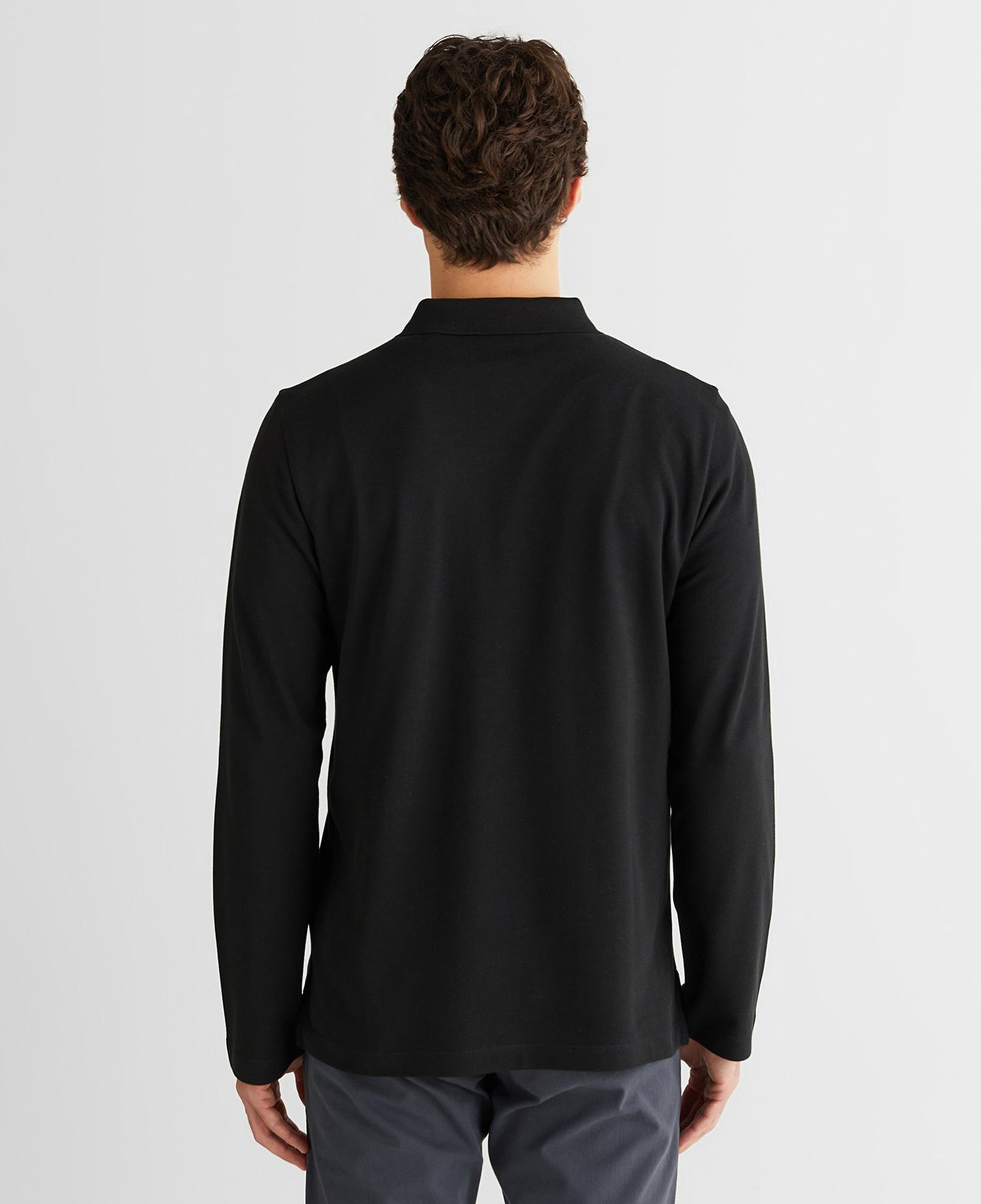 GANT Erkek Siyah Regular Fit Polo Yaka Polo
