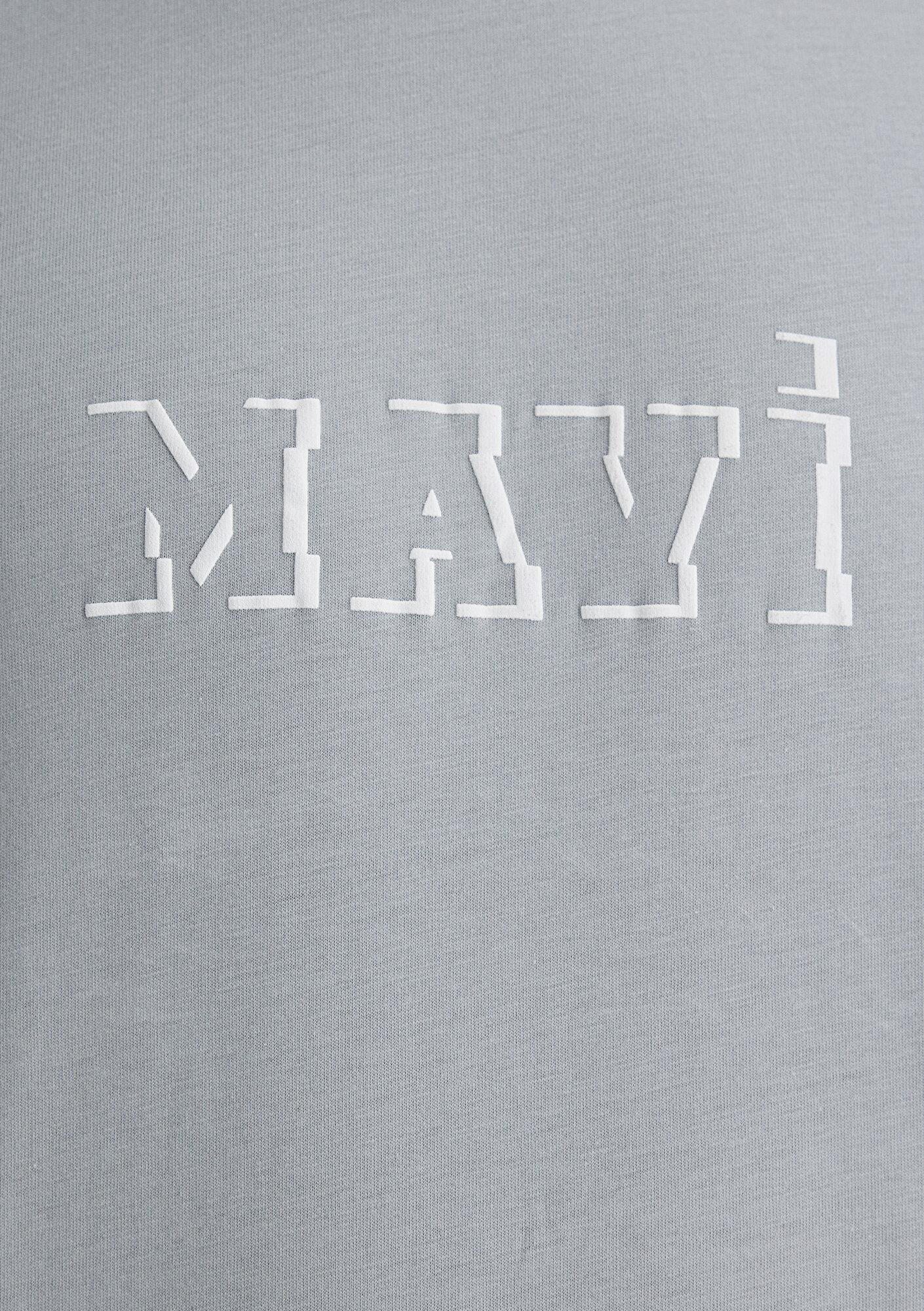 Mavi Mavi Baskılı Gri Tişört Loose Fit / Bol Rahat Kesim 0612686-70093