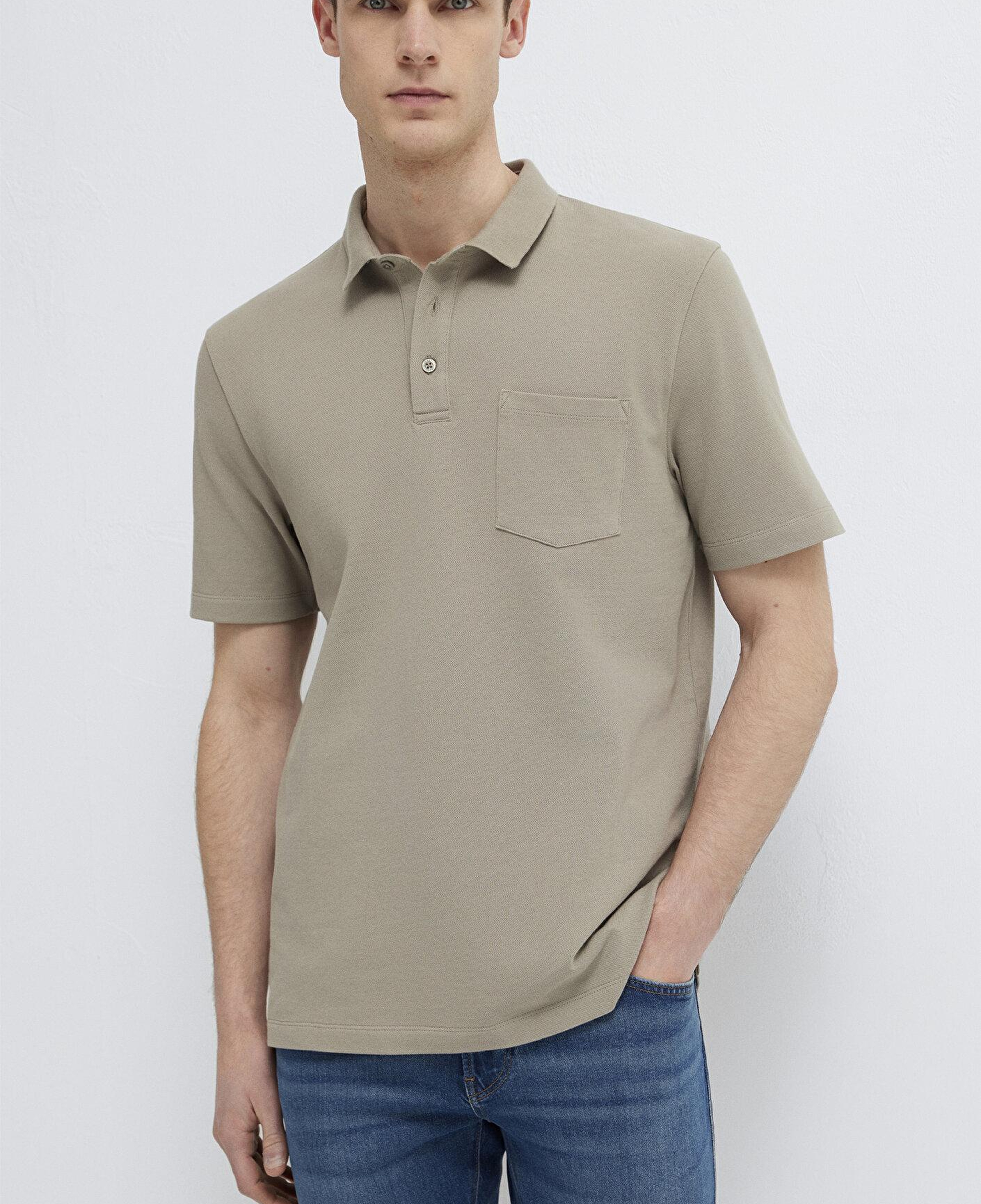 Mavi Kahverengi Polo Tişört Regular Fit / Normal Kesim 0613465-70352